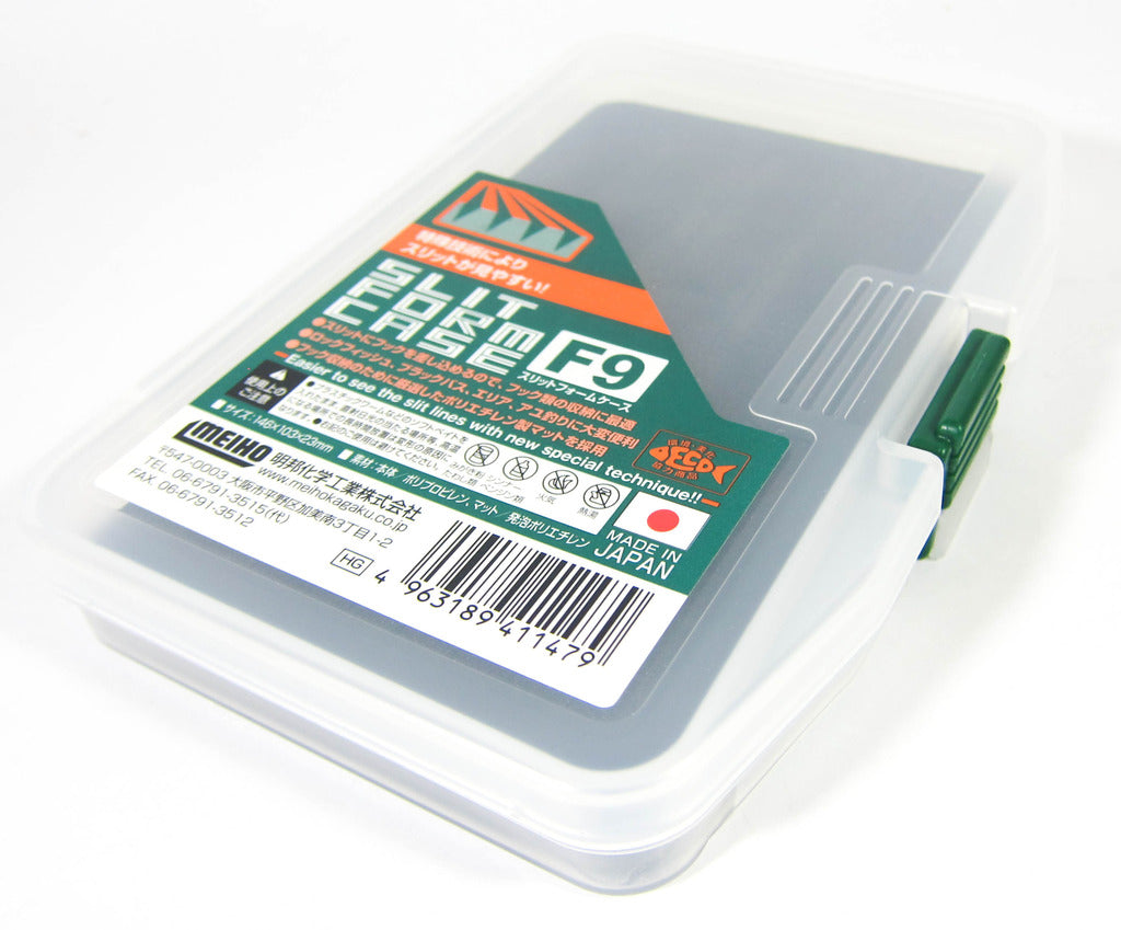 Meiho Slit Form Case F-9 (146 x 103 x 23 mm) Clear (1479)