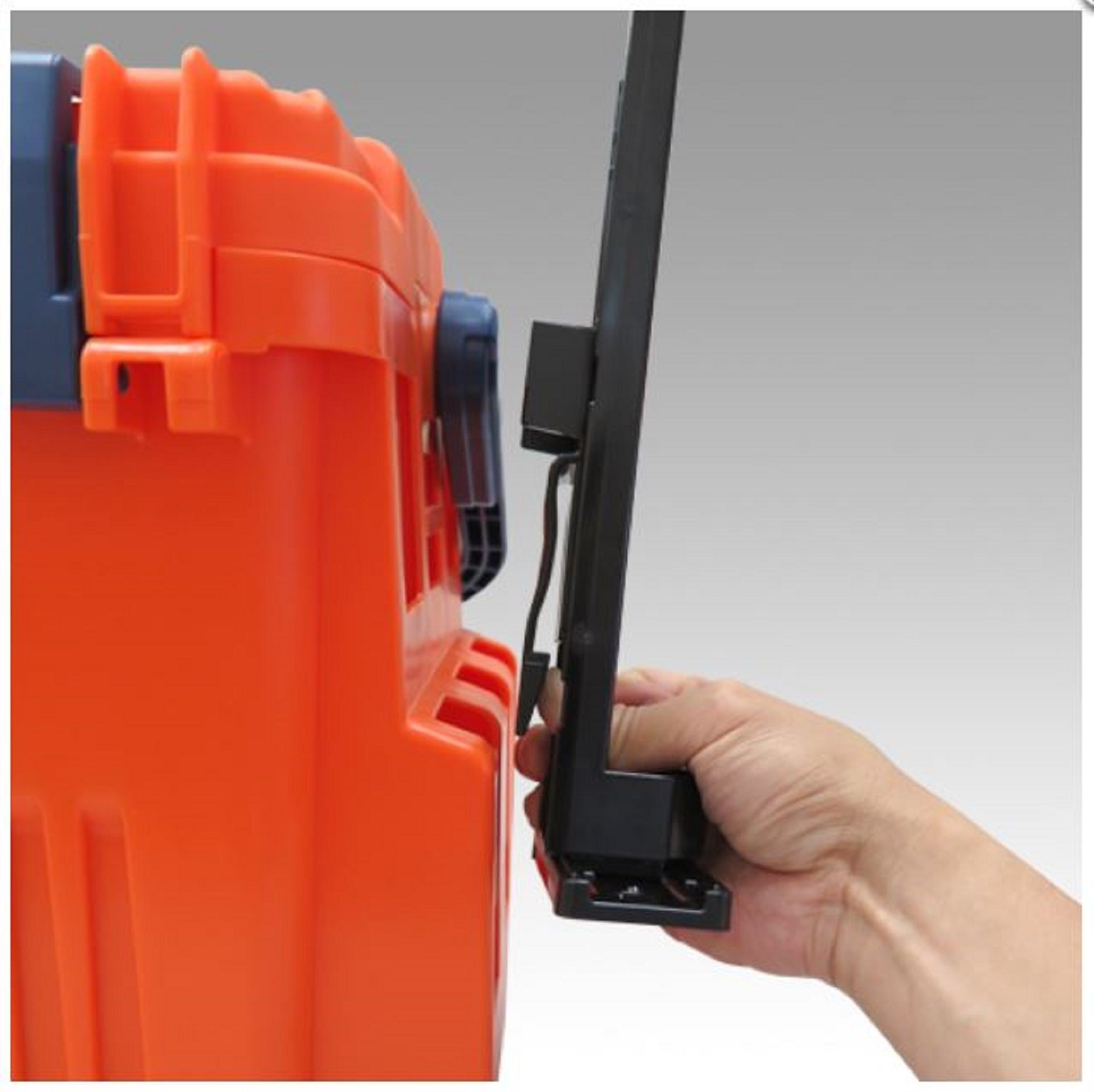 Meiho BM-250 Light Rod-Holder (50 x 54 x 283 mm) Clear Black (6082)