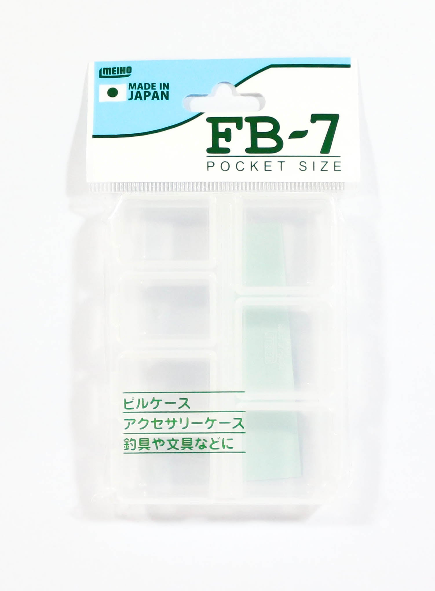 Meiho FB-7 Akiokun Parts Case (94 x 70 x 17 mm) Clear (2234)
