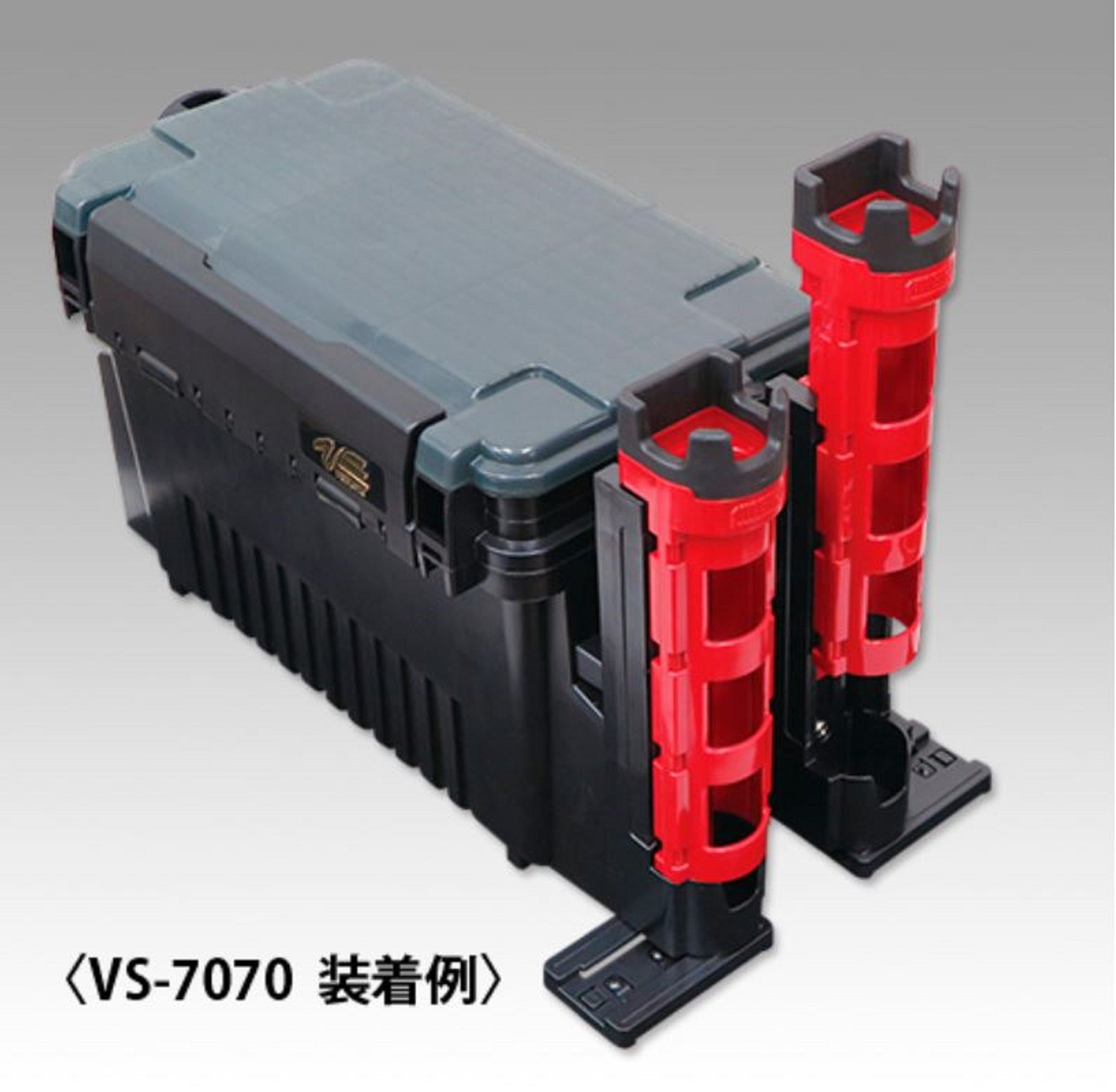 Meiho BM-280 Rod-Holder (62 x 70 x 316 mm) Red (2432)