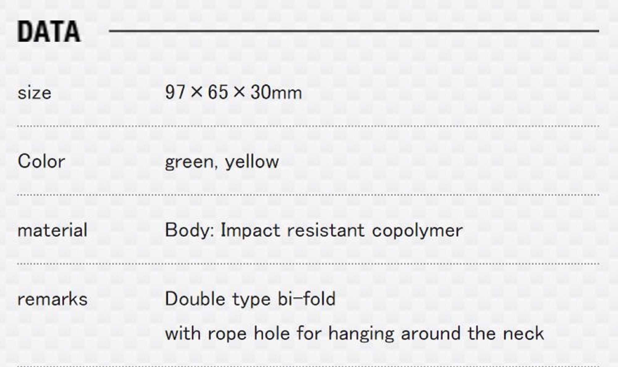 Meiho FB-10 Akiokun Parts Case (97 x 65 x 30 mm) Yellow (1235)