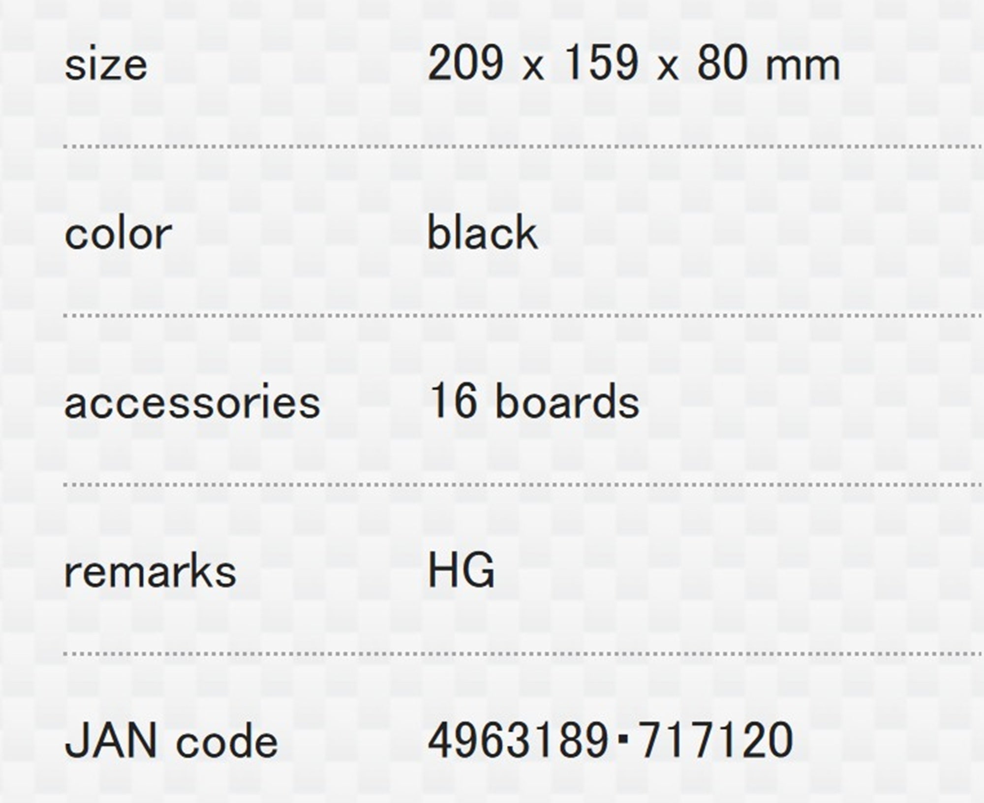 Meiho Flapboard (208 x 159 x 81 mm) Black (7120)