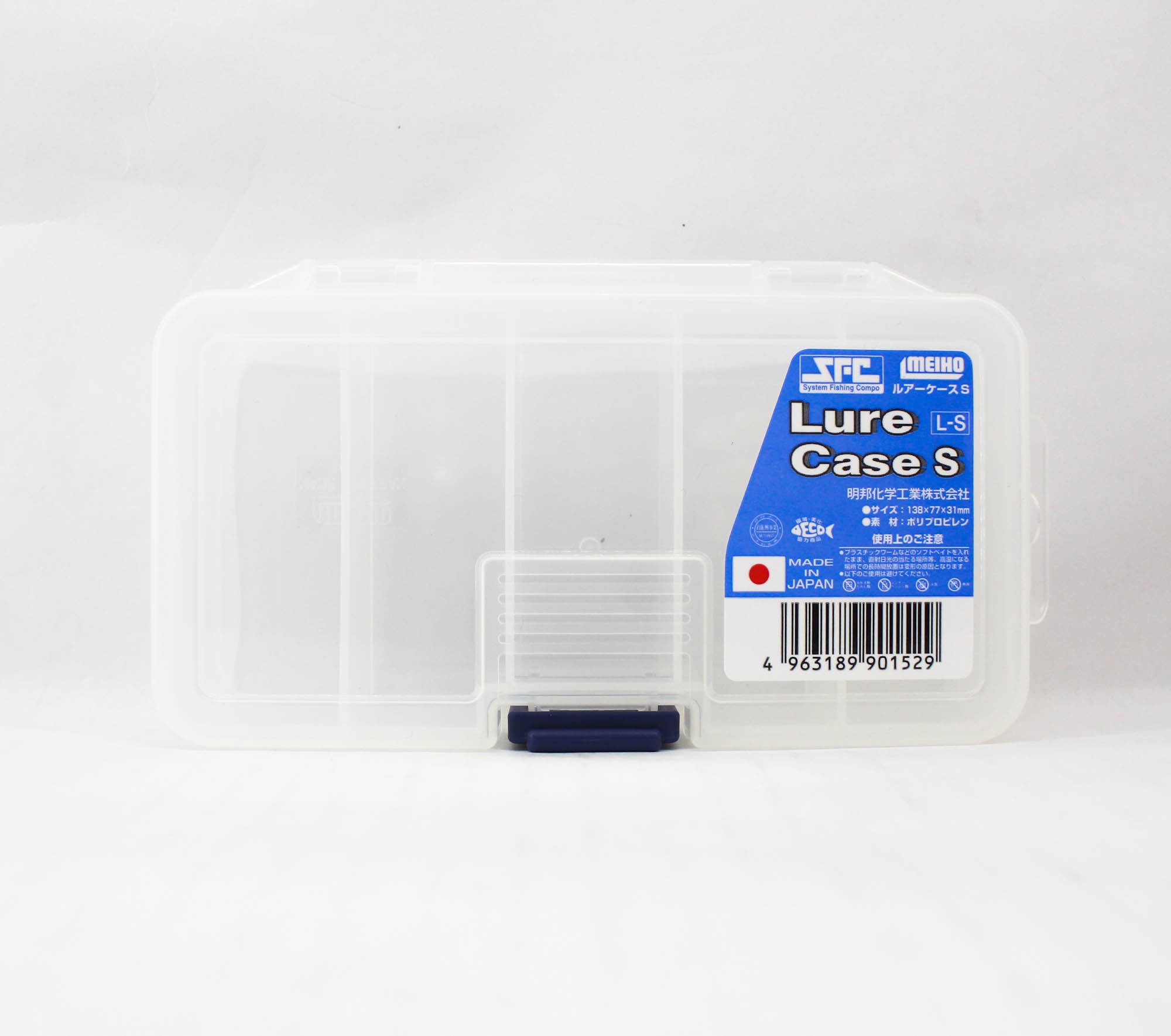 Meiho Lure Case S (138 x 77 x 31 mm) Clear (1529)