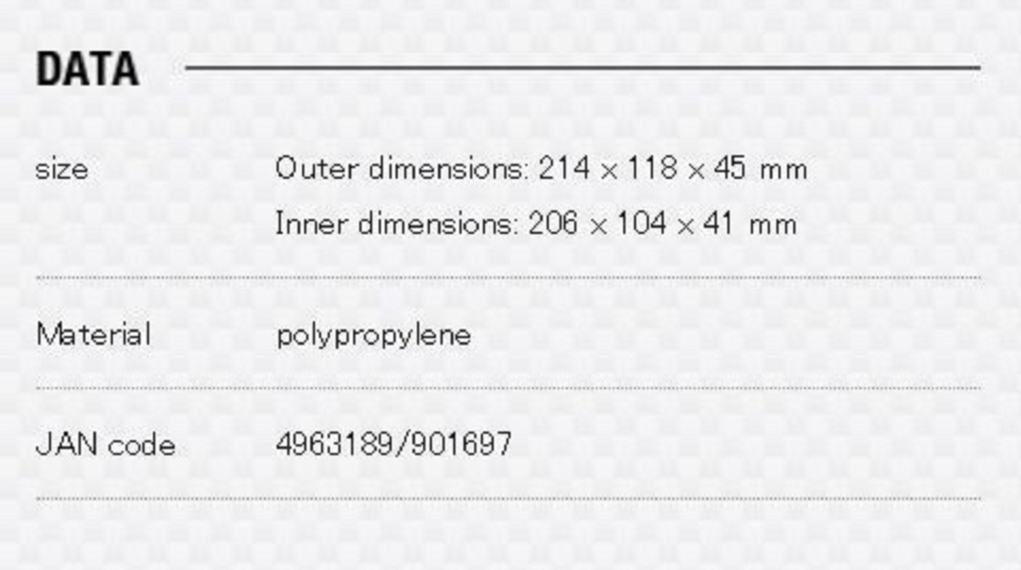 Meiho Multi Case LL (214 x 118 x 45 mm) Clear (1697)