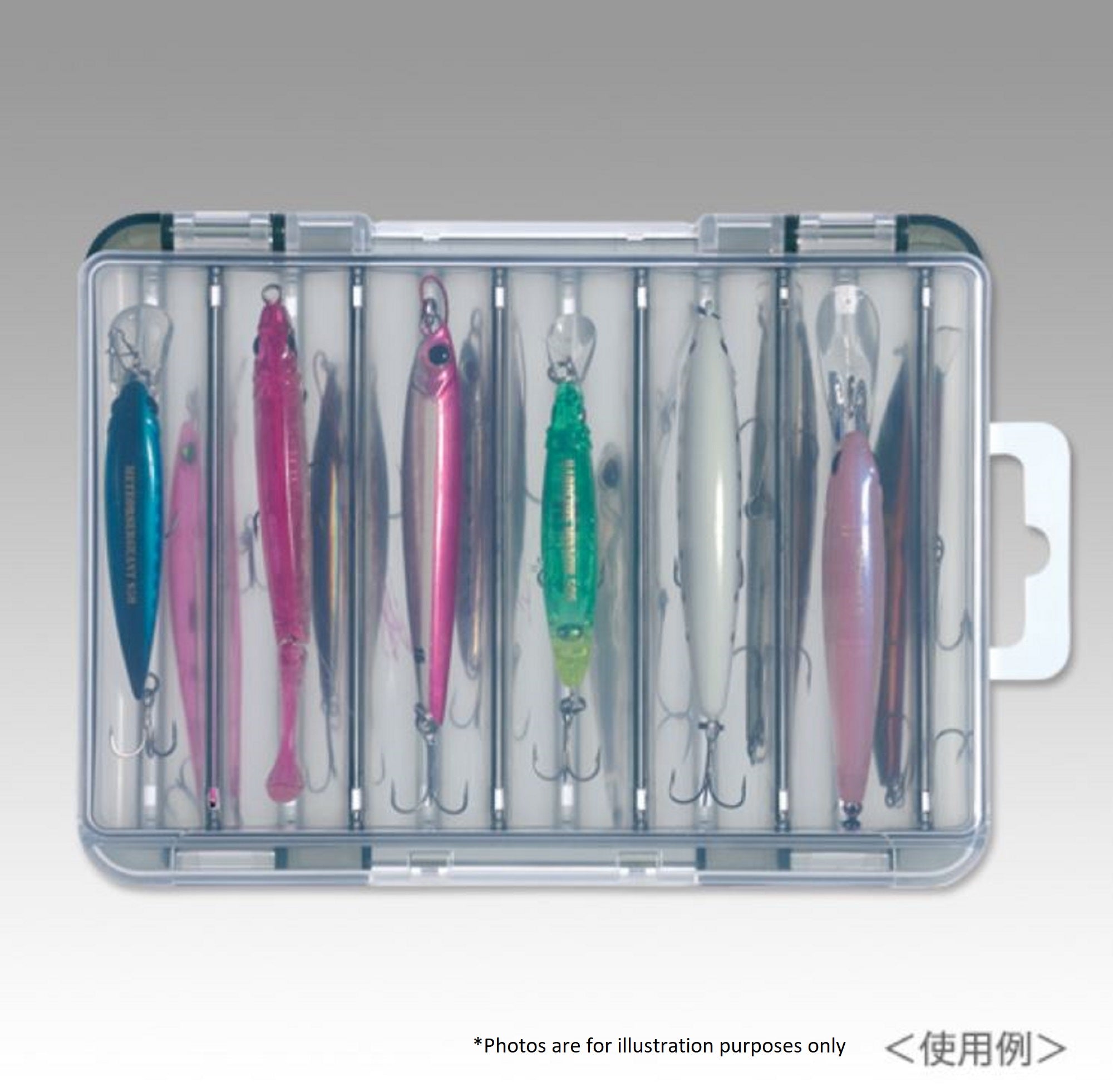 Meiho Tackle Box Reversible D86 140 x 104 x 32 mm Black (3713)