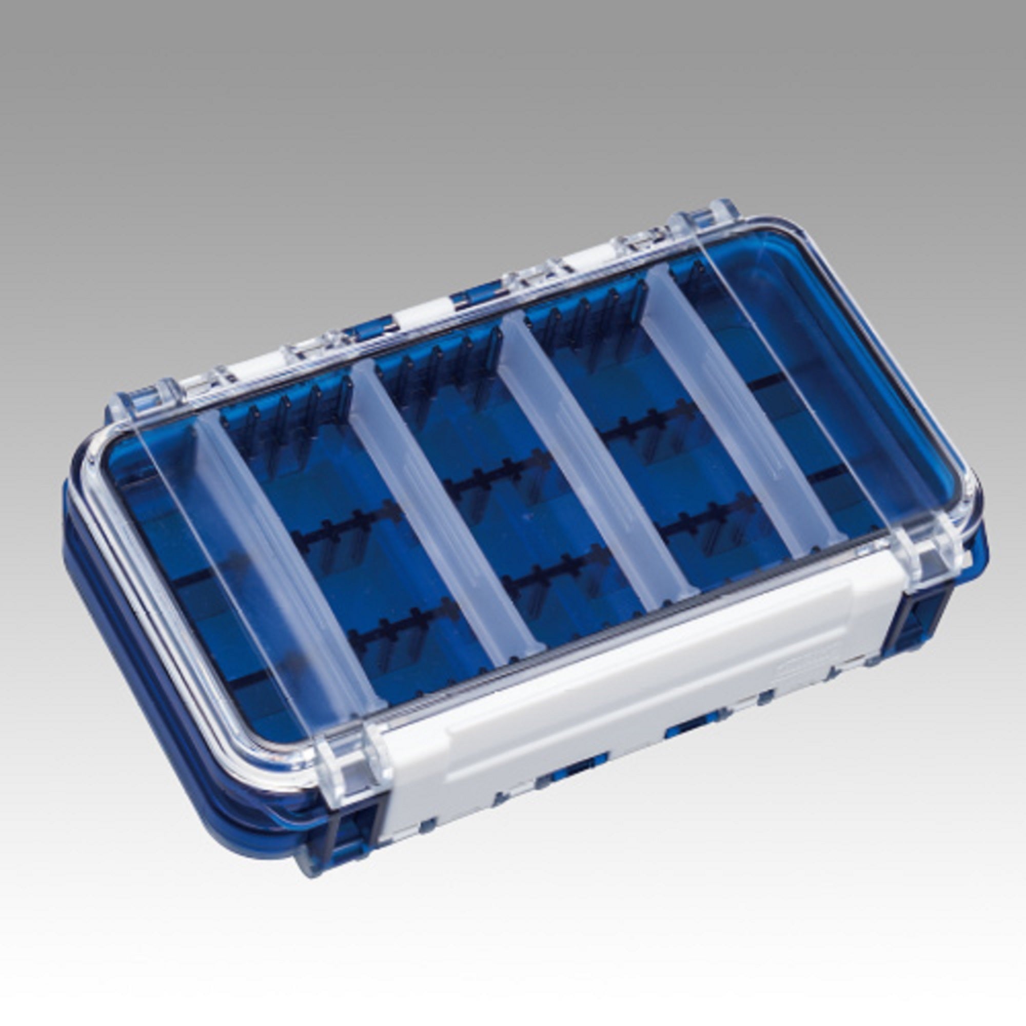 Meiho WG Waterproof Parts Case (175 x 50 x 43 mm) Clear Blue (4253)