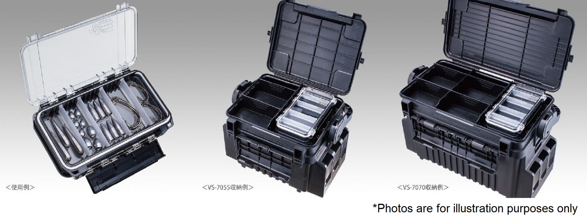 Meiho VS-450WG Waterproof (175 x 105 x 43 mm) Clear Black (4284)