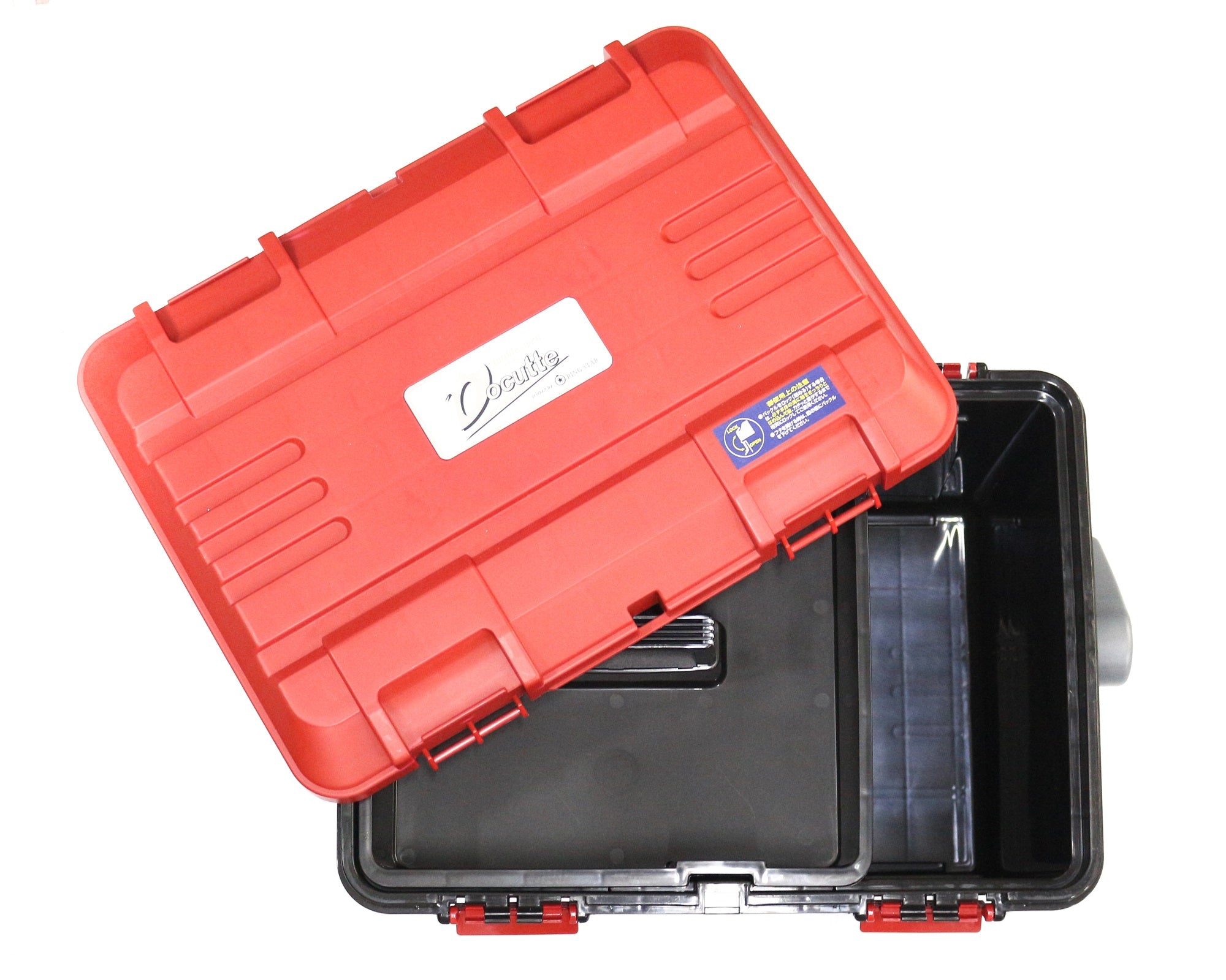 Ring Star Docutte D-5000 RB Tackle Box 538 x 359 x 347 mm Red Blk (7374)