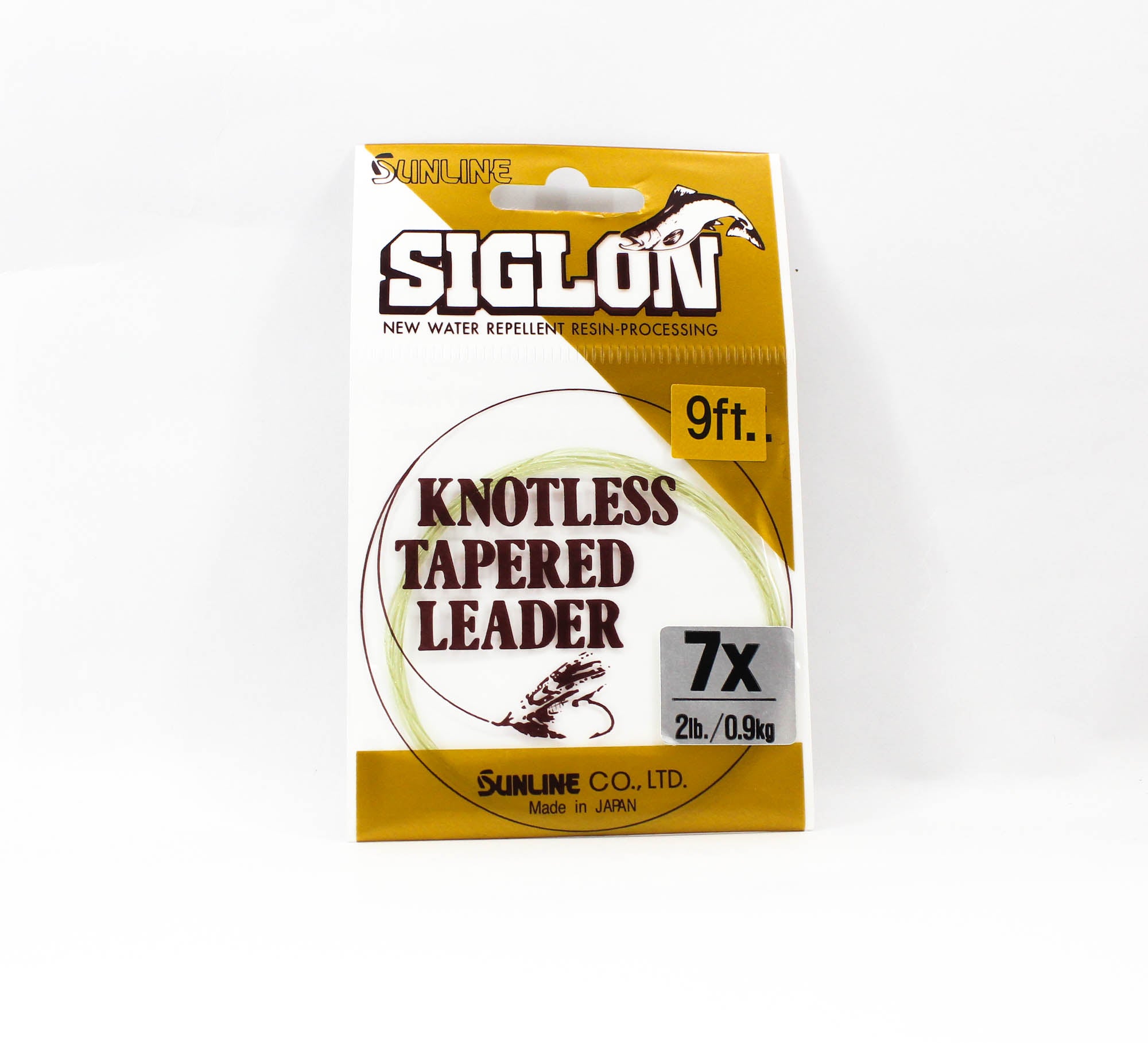Sunline Tapered Leader Siglon Nylon 9 FT 7X/2Lb/0.10 mm (0286)