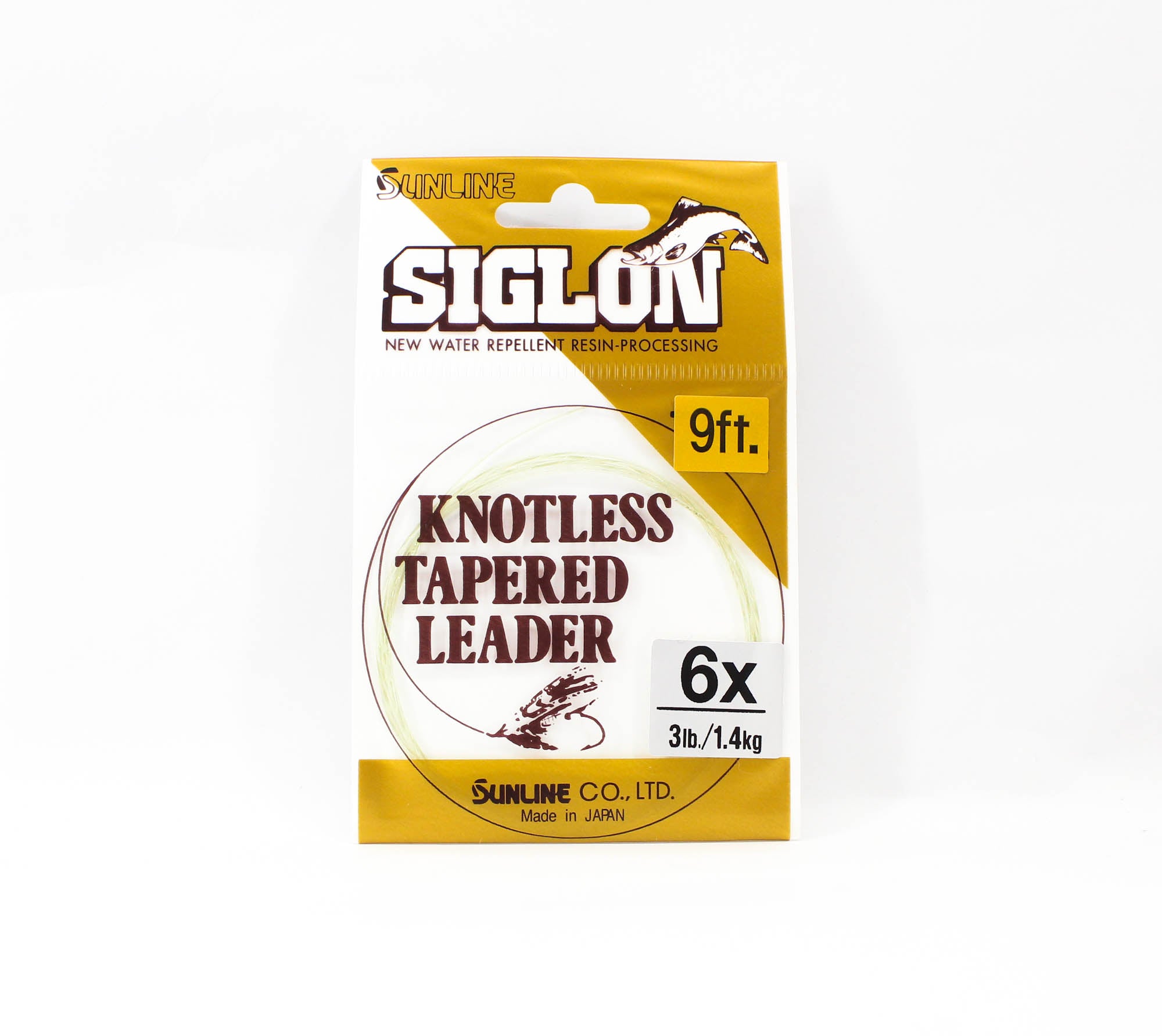 Sunline Tapered Leader Siglon Nylon 9 FT 6X/3Lb/0.13 mm (0293)