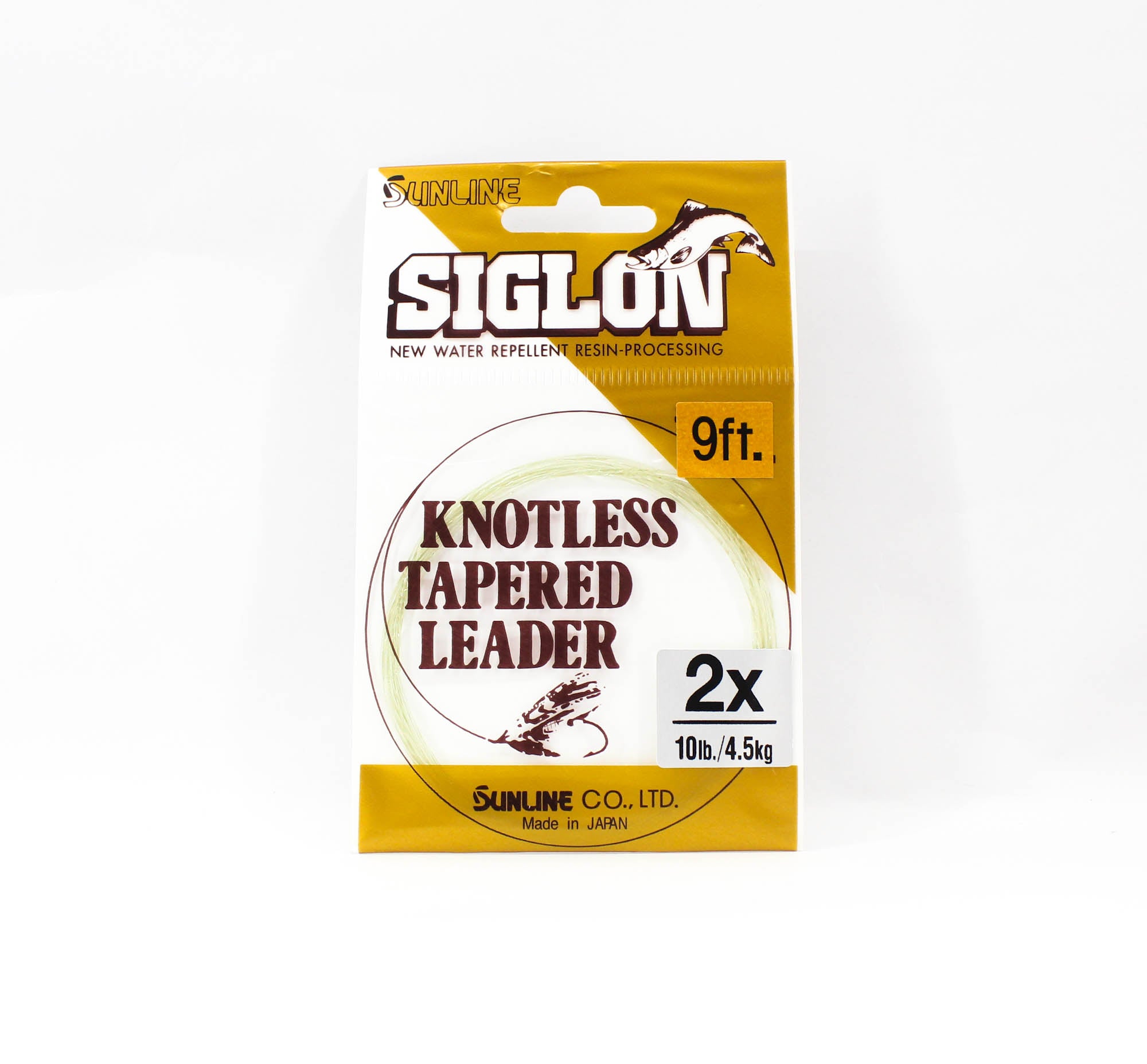 Sunline Tapered Leader Siglon Nylon 9 FT 2X/10Lb/0.23 mm (0330)