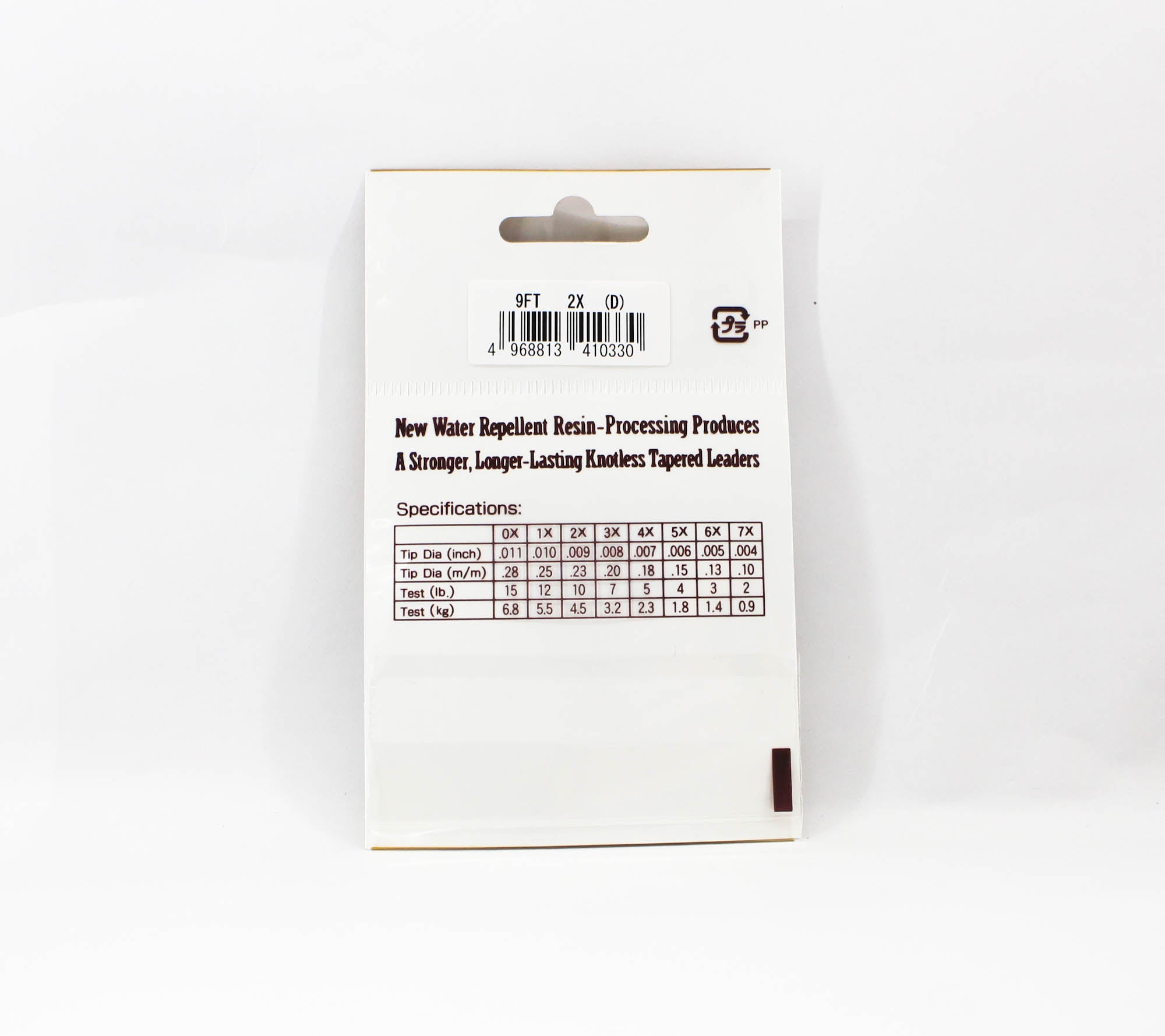 Sunline Tapered Leader Siglon Nylon 9 FT 2X/10Lb/0.23 mm (0330)