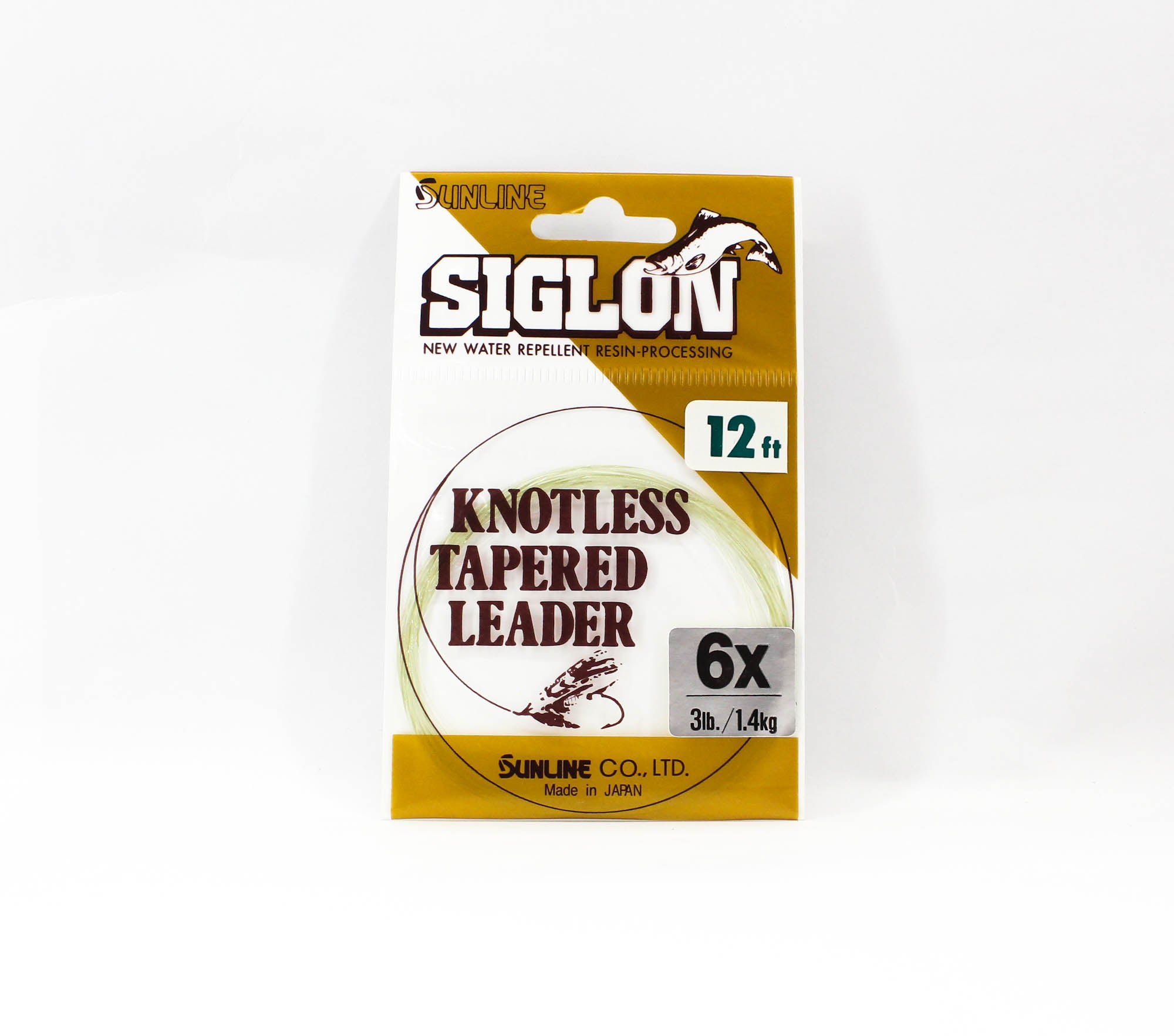 Sunline Tapered Leader Siglon Nylon 12 FT 6X/3Lb/0.13 mm (0453)