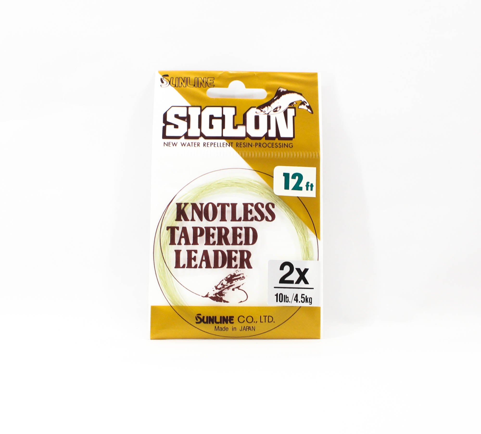 Sunline Tapered Leader Siglon Nylon 12 FT 2X/10Lb/0.23 mm (0491)