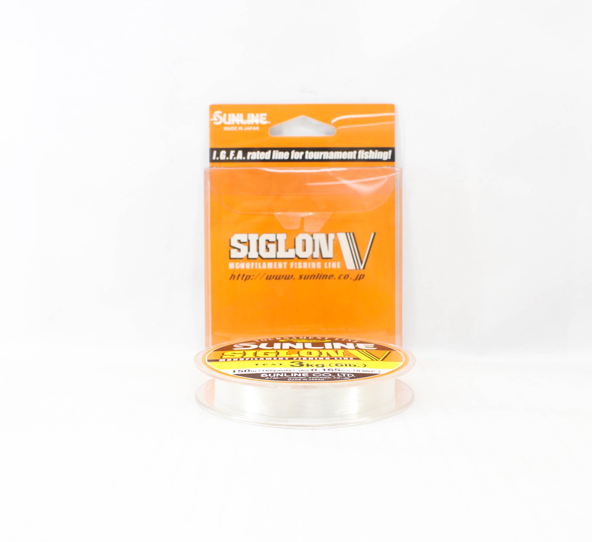 Sunline Monofilament Line Siglon V 150m 6lb Diameter 0.165mm (0437)