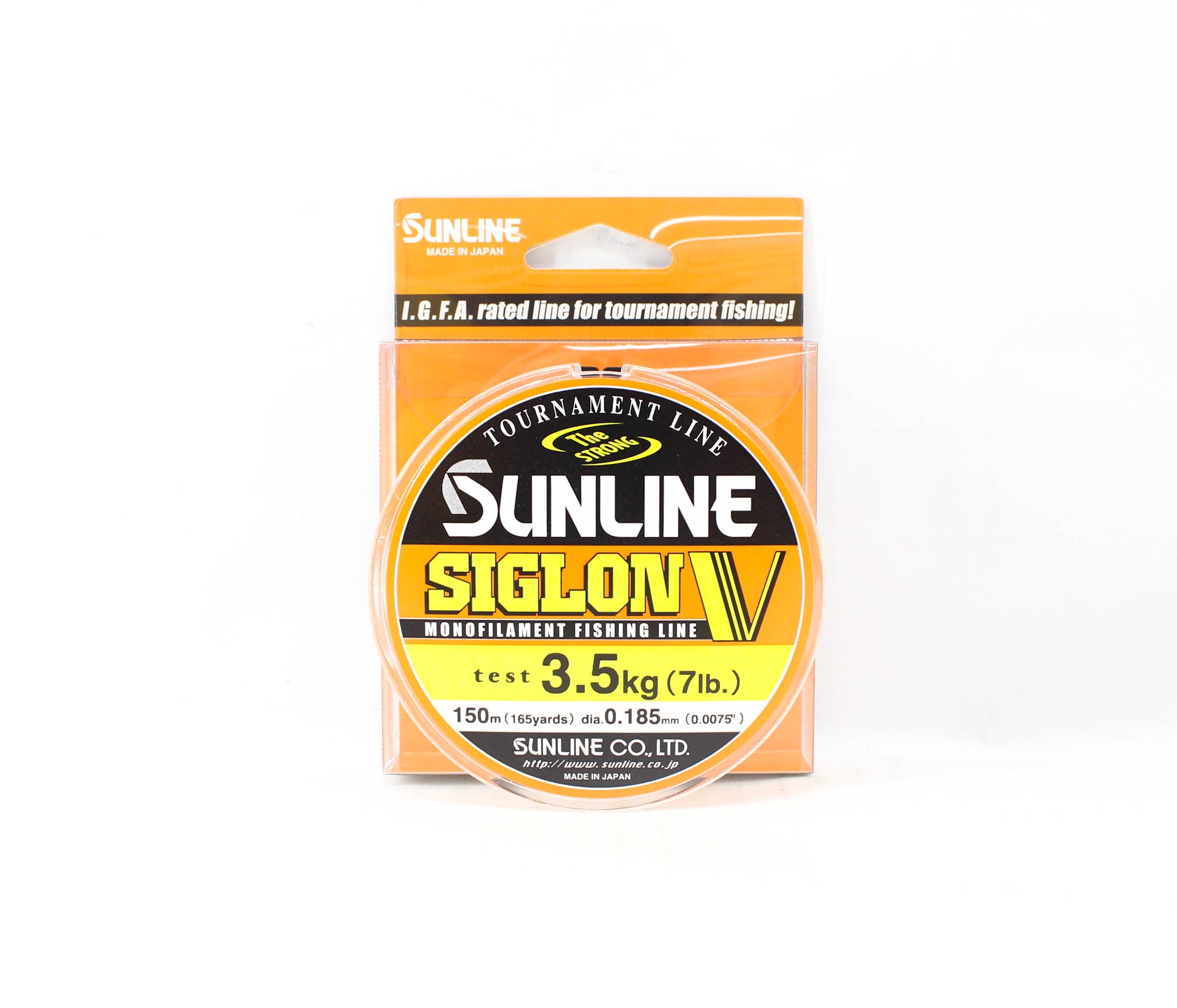 Sunline Monofilament Line Siglon V 150m 7lb Diameter 0.185mm (0444)