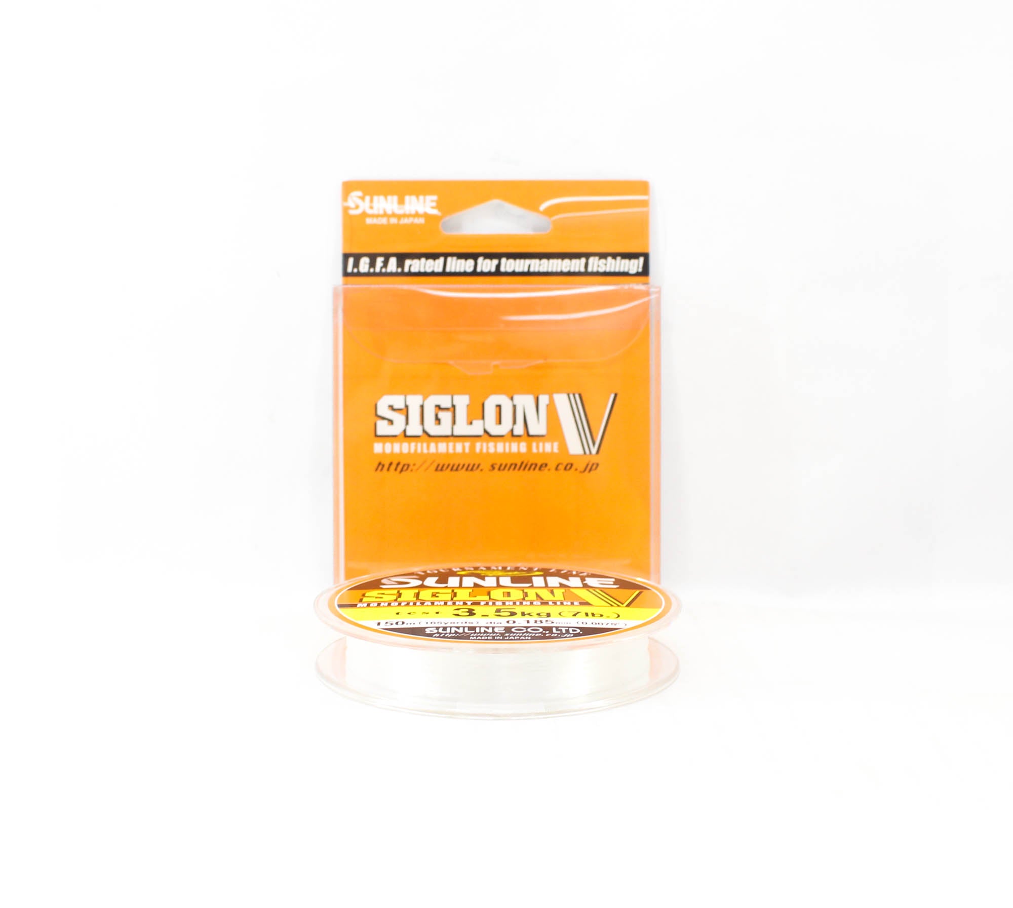 Sunline Monofilament Line Siglon V 150m 7lb Diameter 0.185mm (0444)