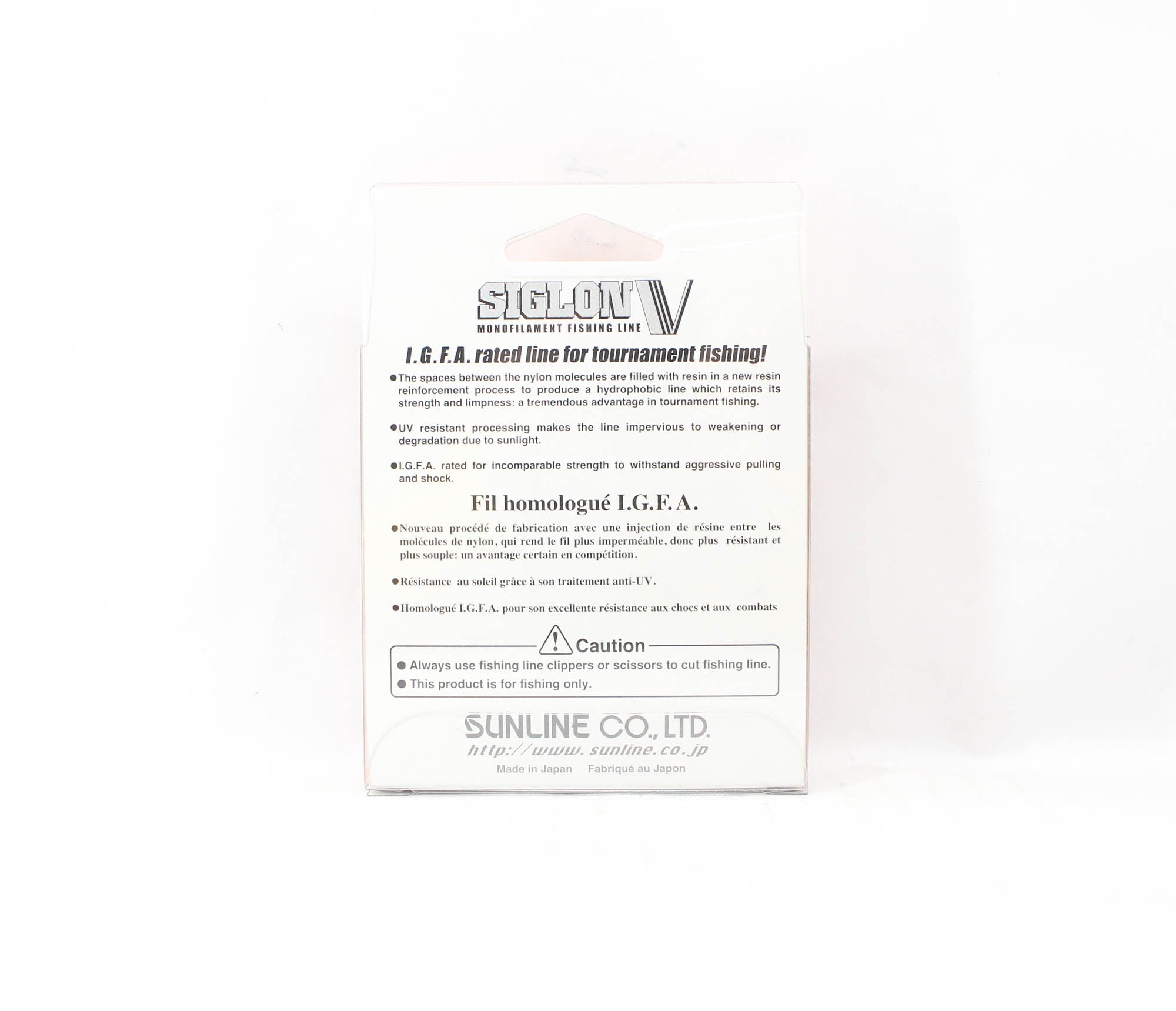 Sunline Monofilament Line Siglon V 150m 7lb Diameter 0.185mm (0444)