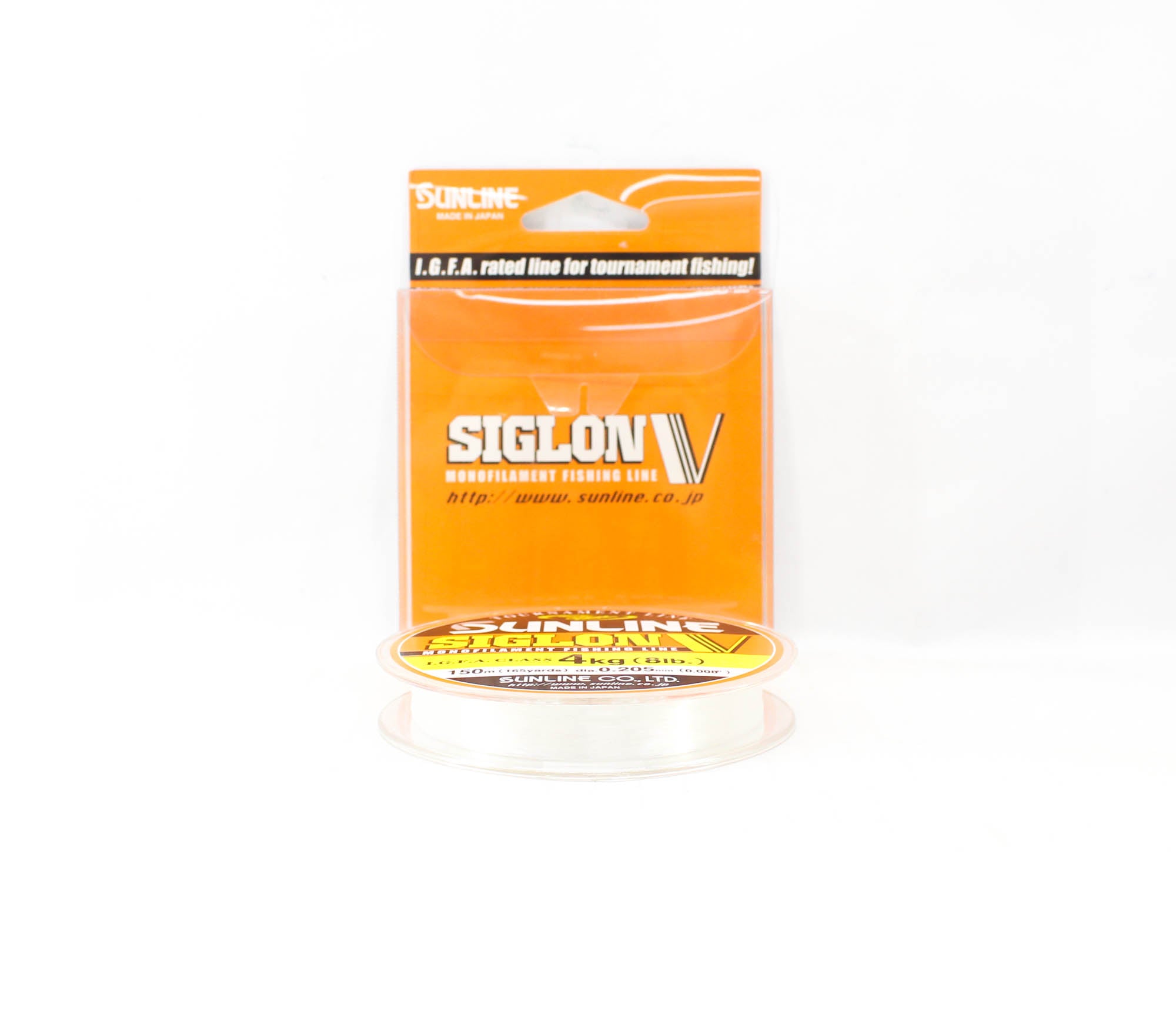 Sunline Monofilament Line Siglon V 150m 8lb Diameter 0.205mm (0451)