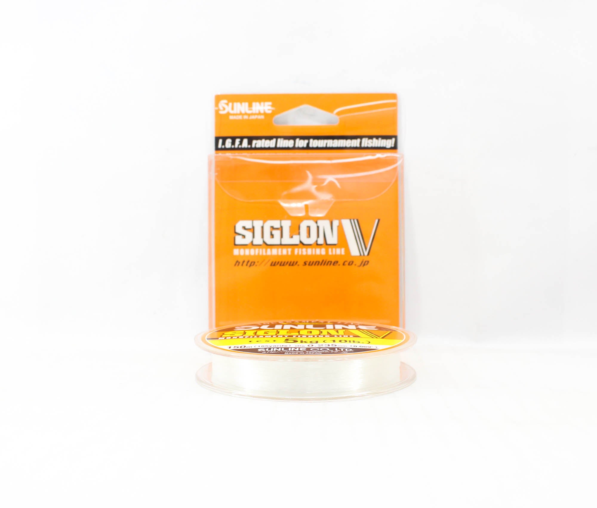 Sunline Monofilament Line Siglon V 150m 10lb Diameter 0.235mm (0468)