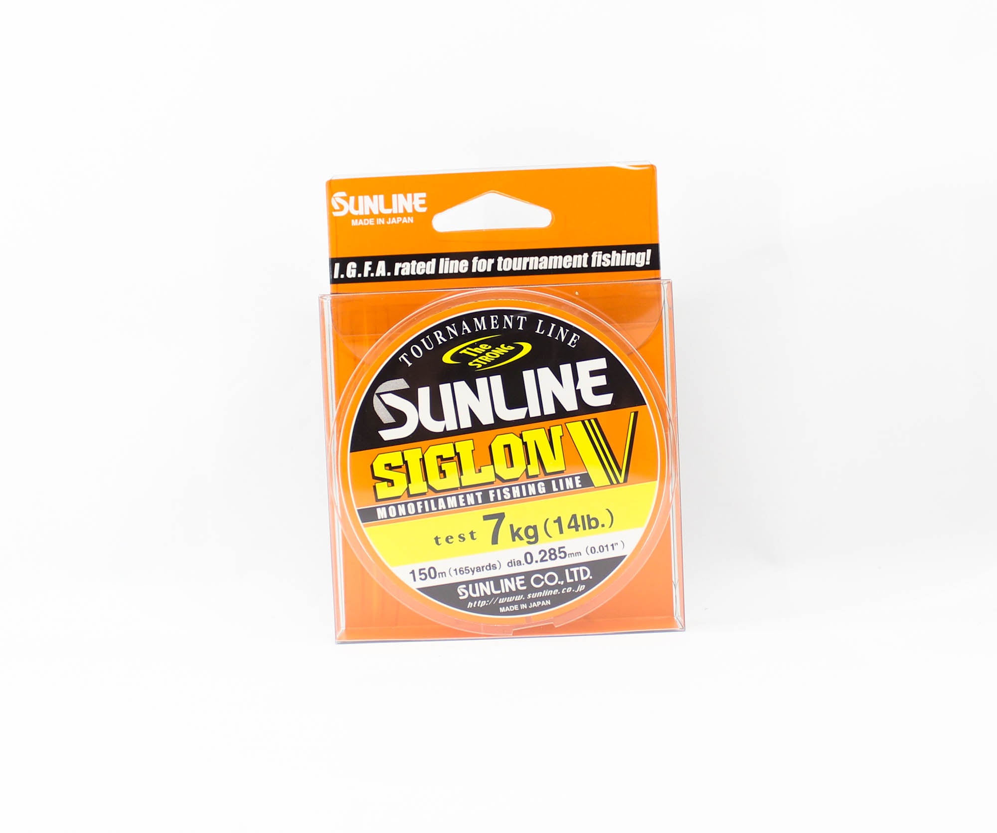 Sunline Monofilament Line Siglon V 150m 14lb Diameter 0.285mm (0482)