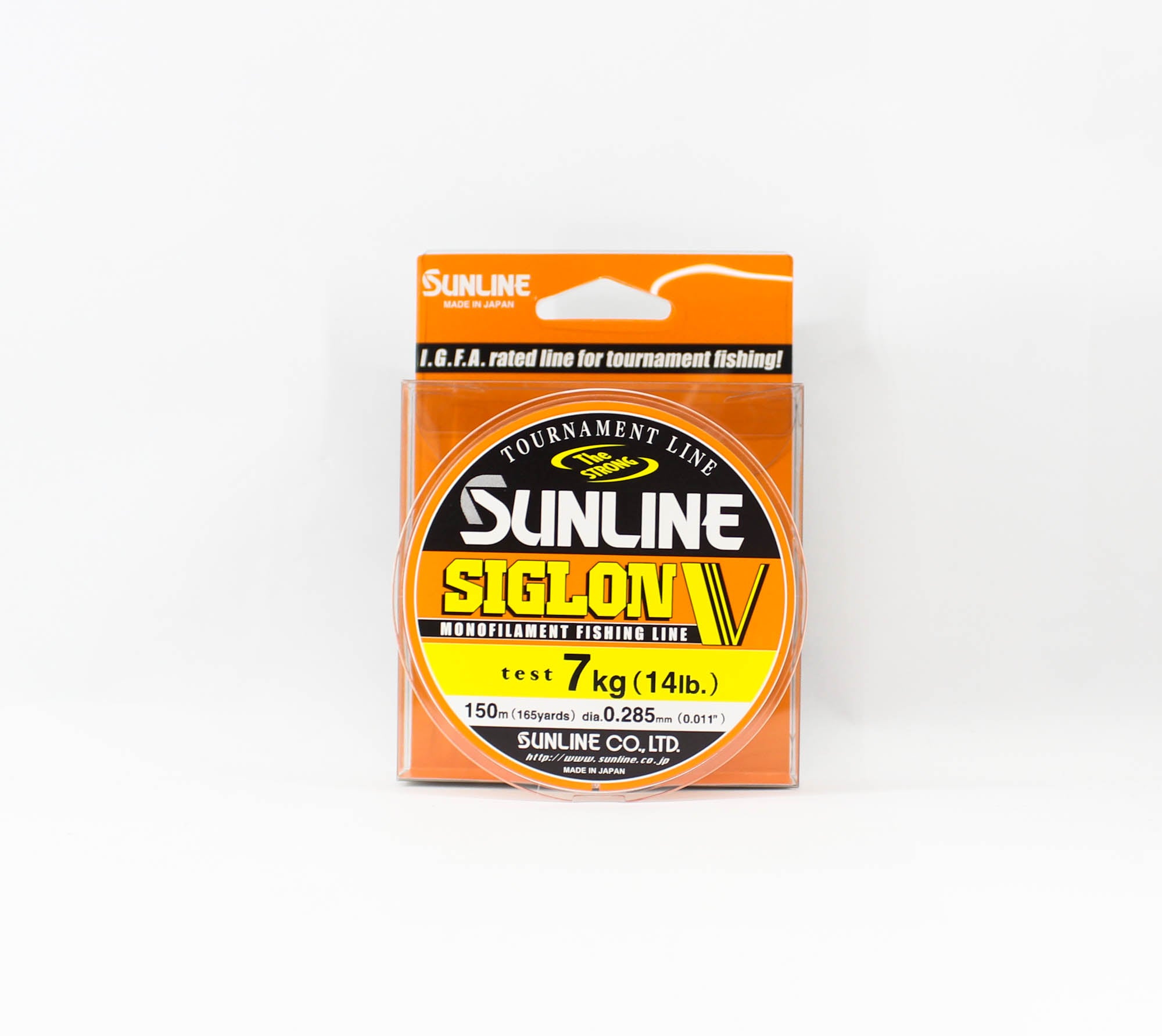 Sunline Monofilament Line Siglon V 150m 14lb Diameter 0.285mm (0482)