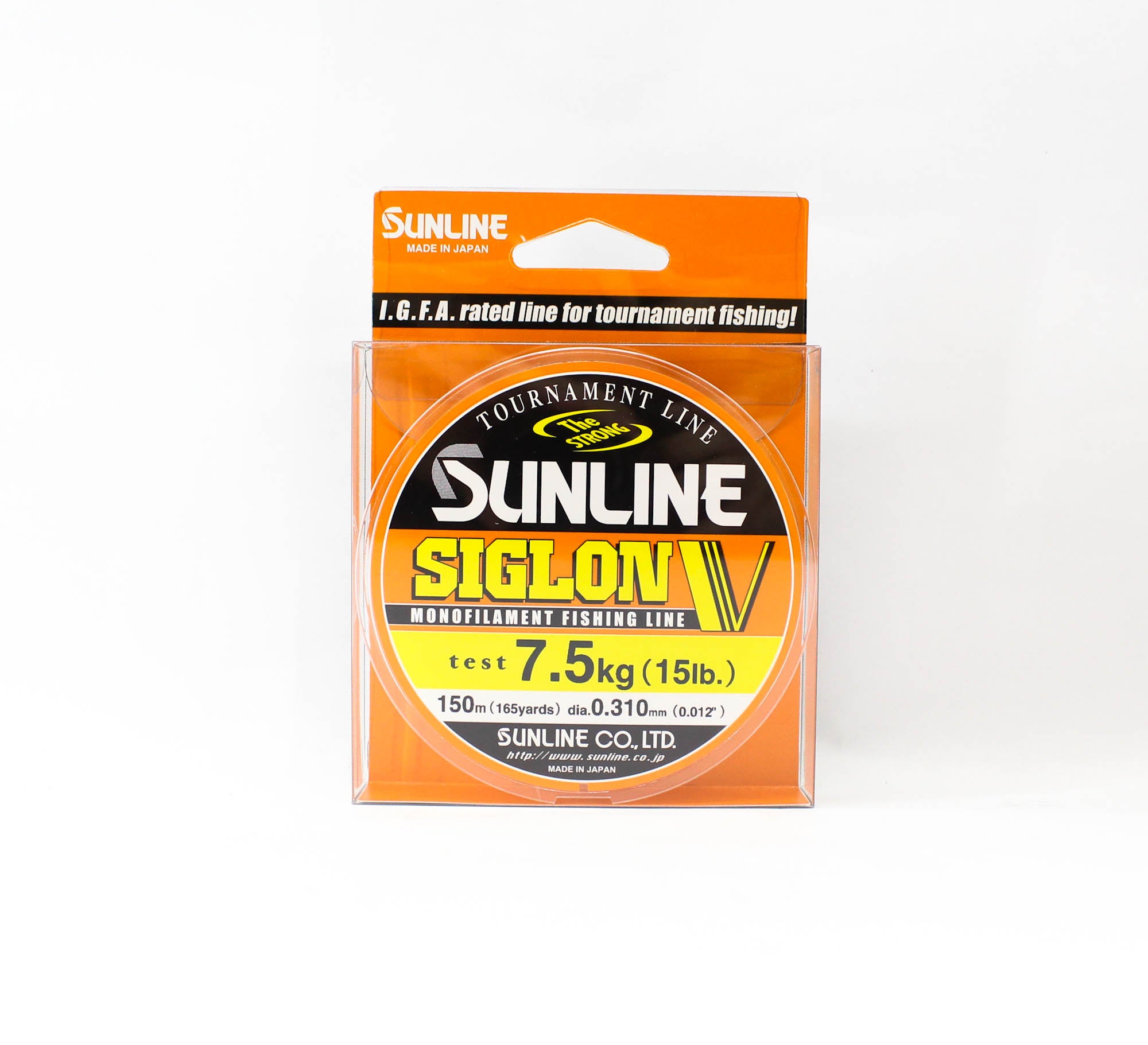 Sunline Monofilament Line Siglon V 150m 15lb Diameter 0.310mm (0499)