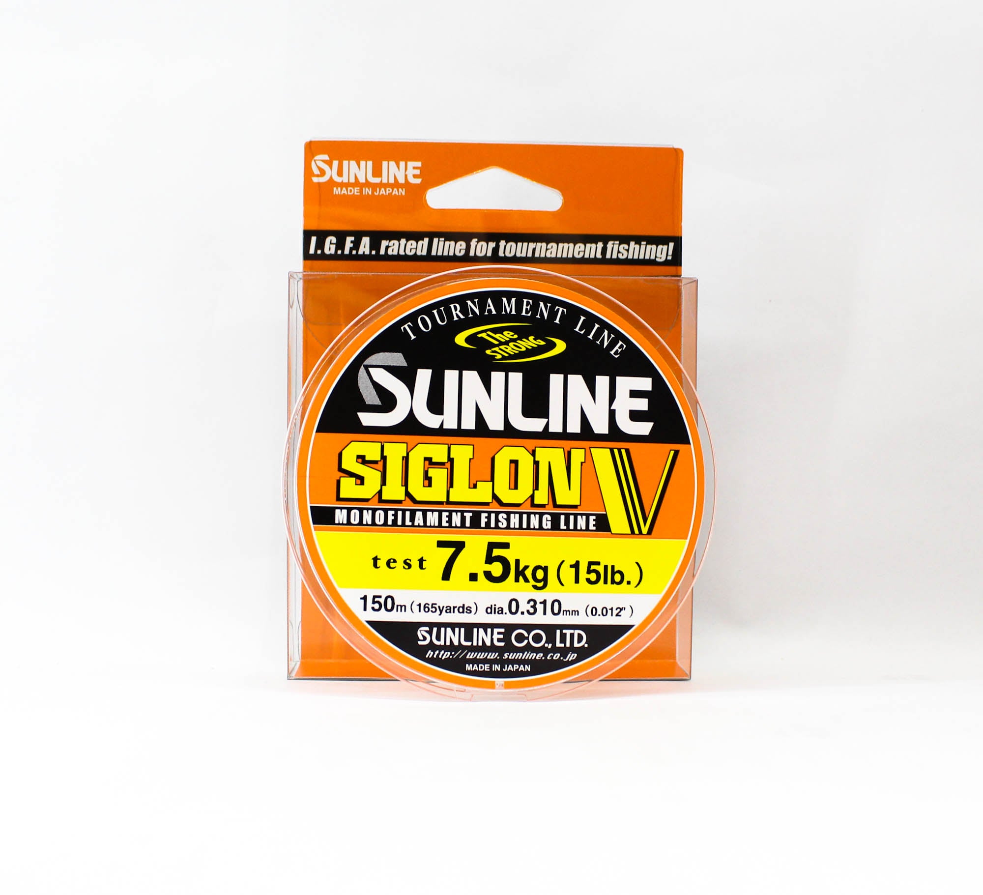 Sunline Monofilament Line Siglon V 150m 15lb Diameter 0.310mm (0499)