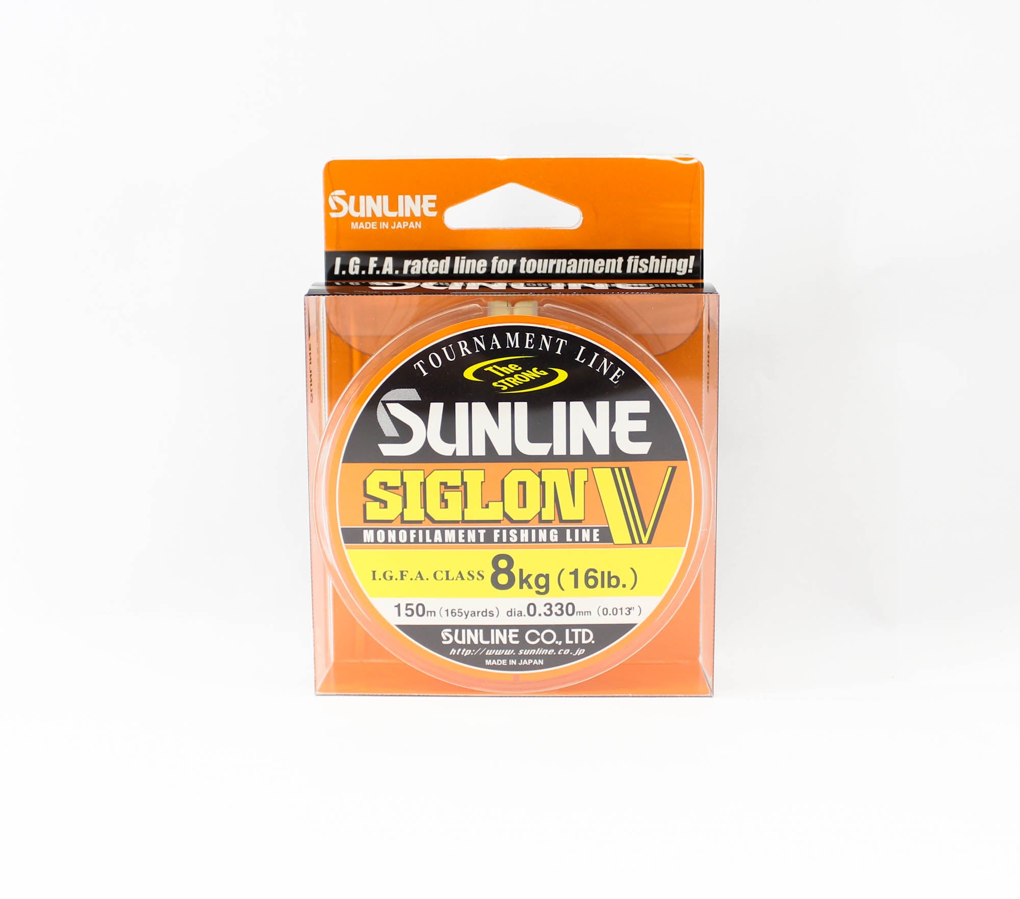 Sunline Monofilament Line Siglon V 150m 16lb Diameter 0.330mm (0505)