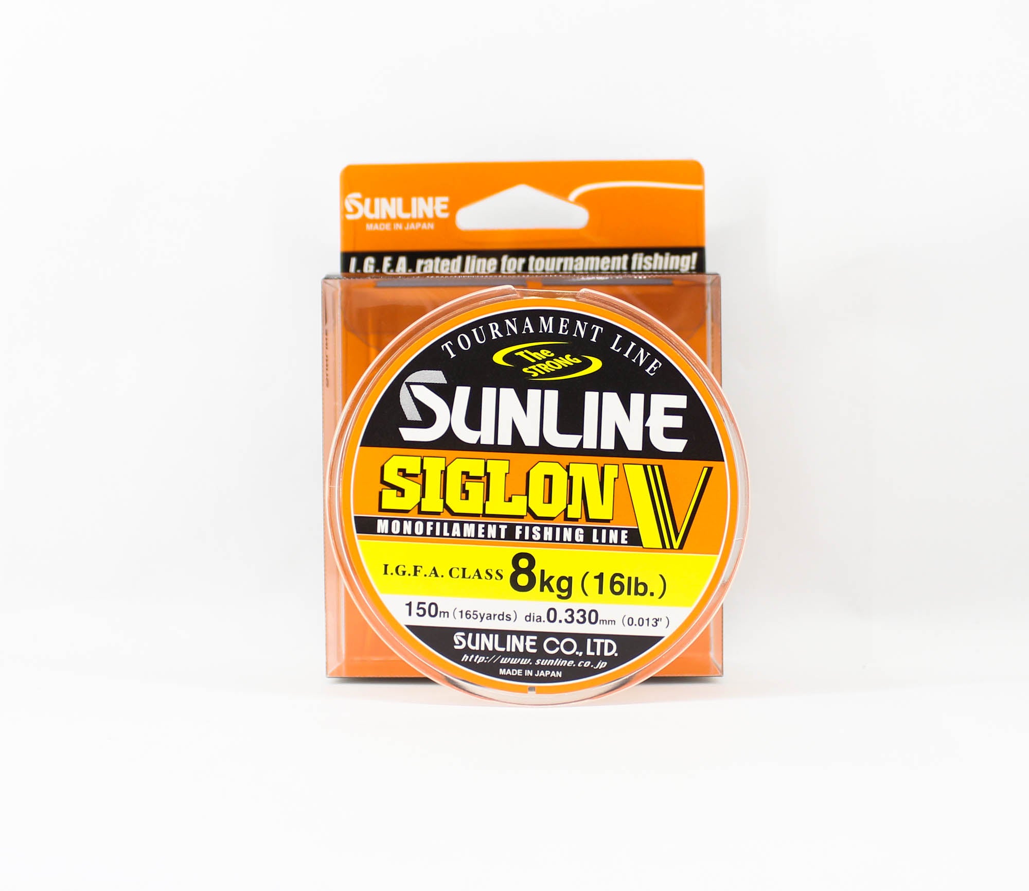 Sunline Monofilament Line Siglon V 150m 16lb Diameter 0.330mm (0505)