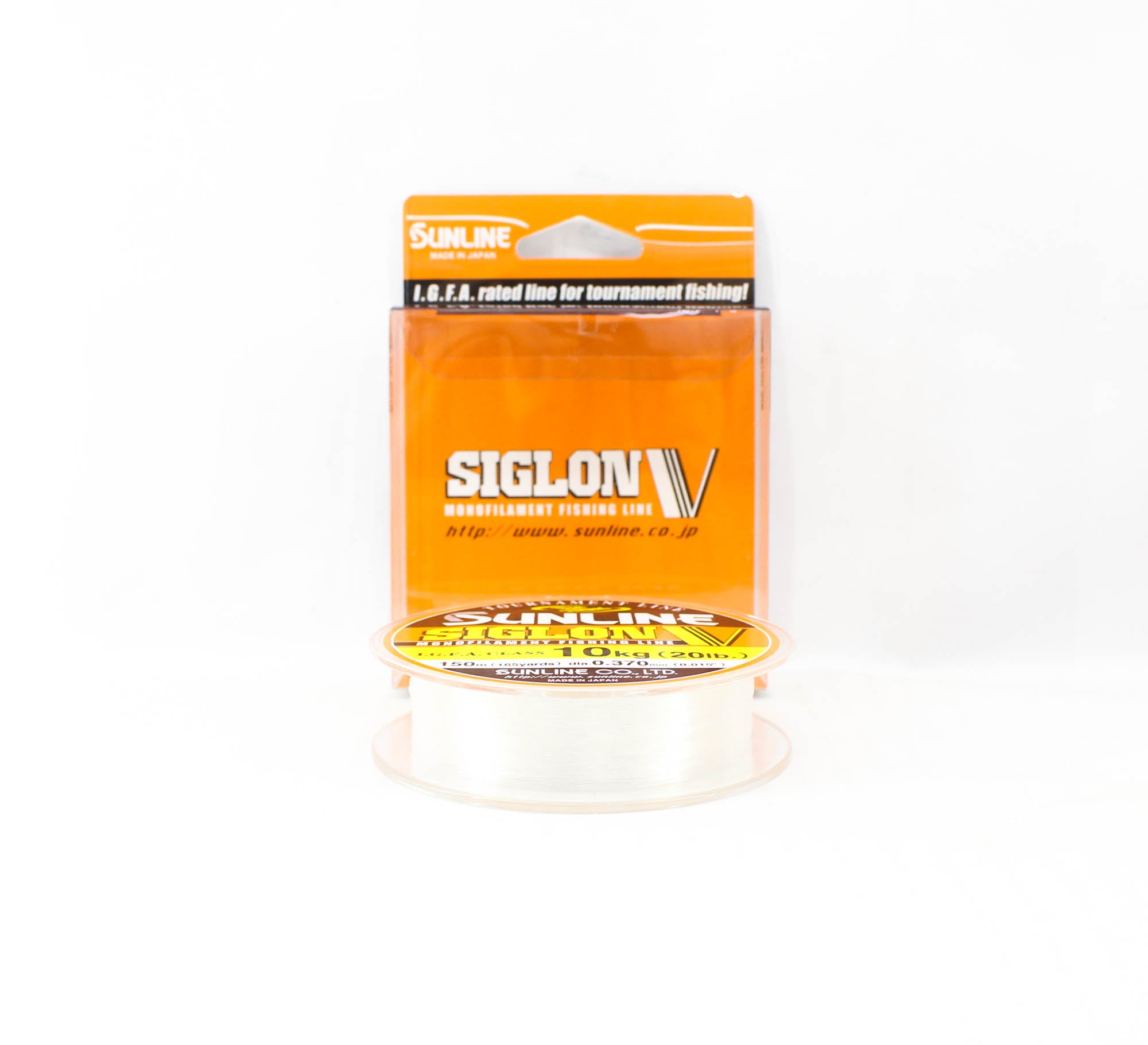 Sunline Monofilament Line Siglon V 150m 20lb Diameter 0.370mm (0512)