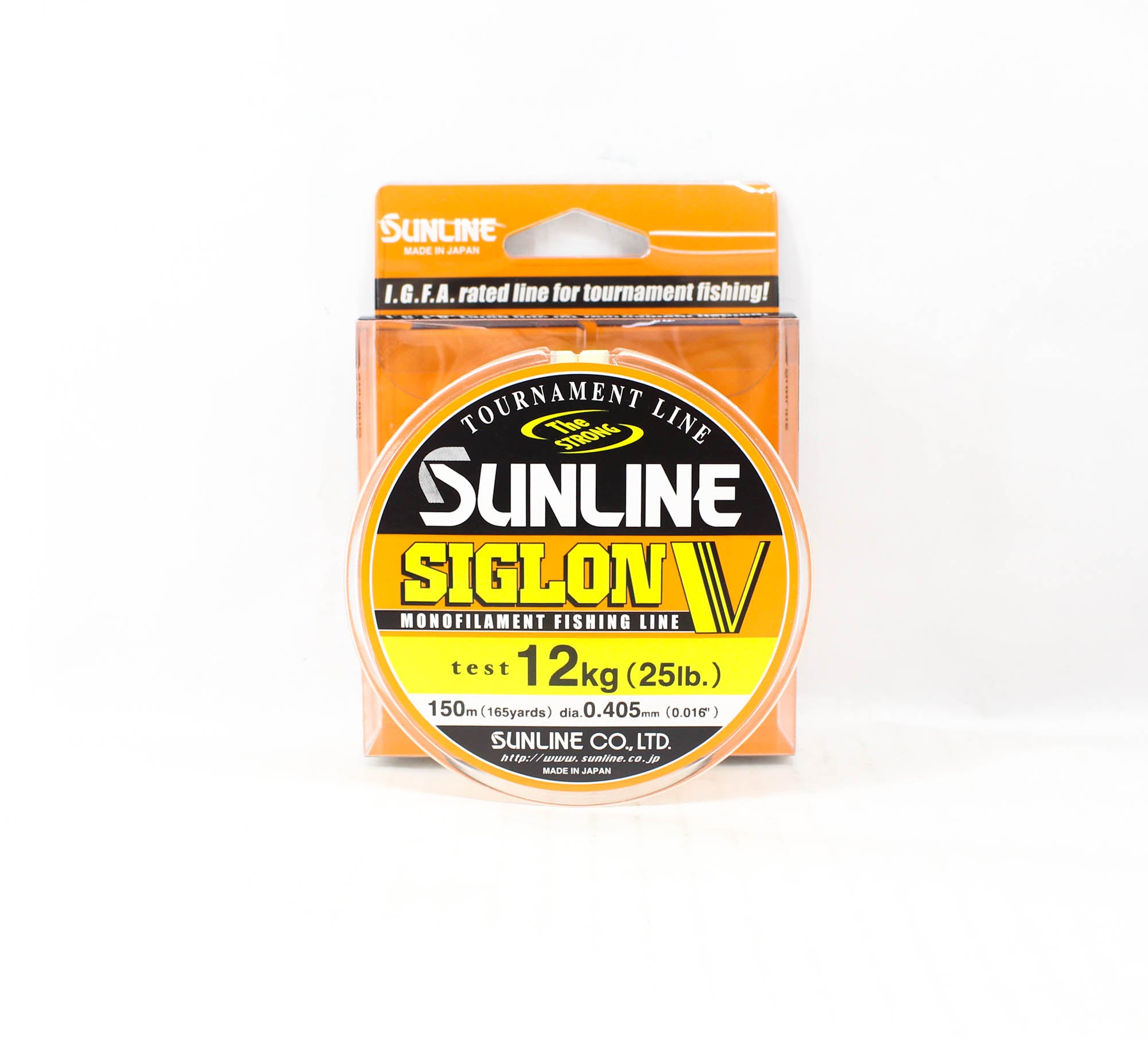 Sunline Monofilament Line Siglon V 150m 25lb Diameter 0.405mm (0529)