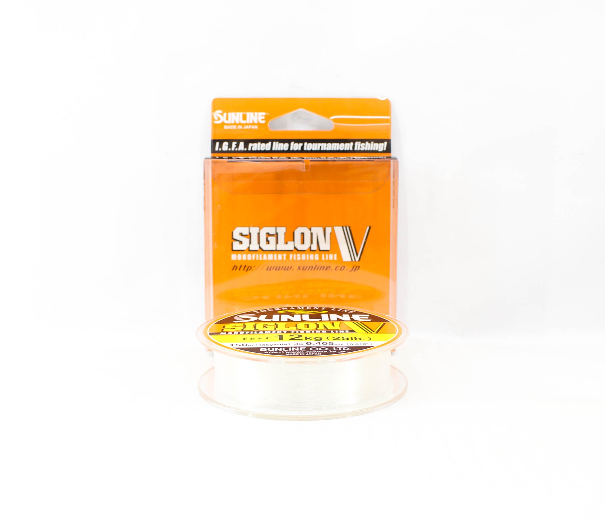 Sunline Monofilament Line Siglon V 150m 25lb Diameter 0.405mm (0529)