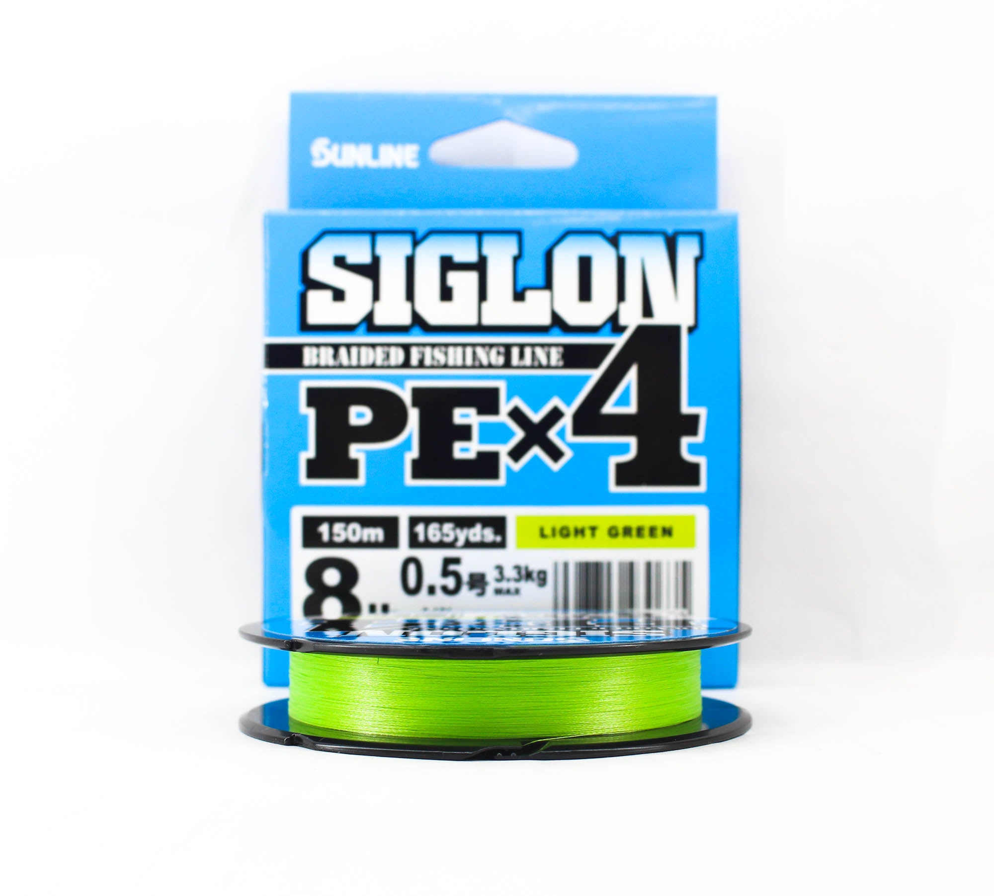 Sunline P.E Line X4 Siglon 150M P.E 0.5 8LB Lime Green (0635)