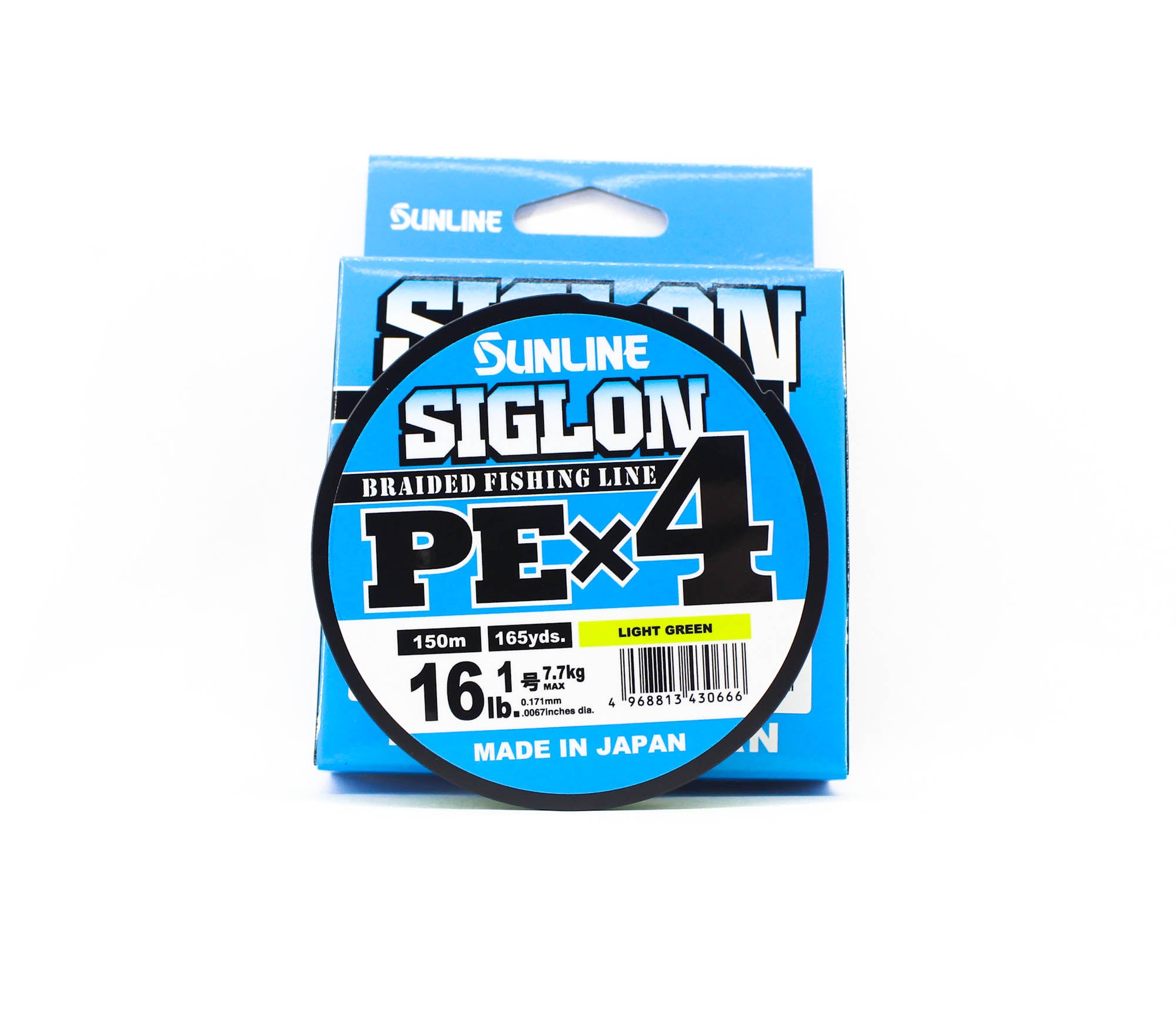 Sunline P.E Line X4 Siglon 150M P.E 1 16LB Lime Green (0666)