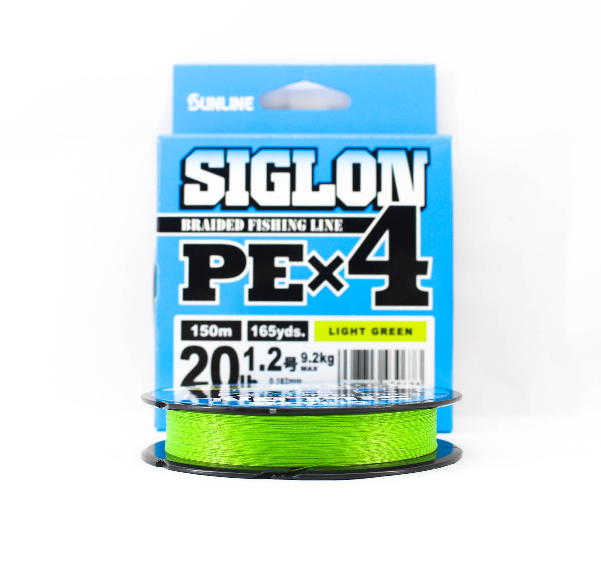 Sunline P.E Line X4 Siglon 150M P.E 1.2 20LB Lime Green (0673)