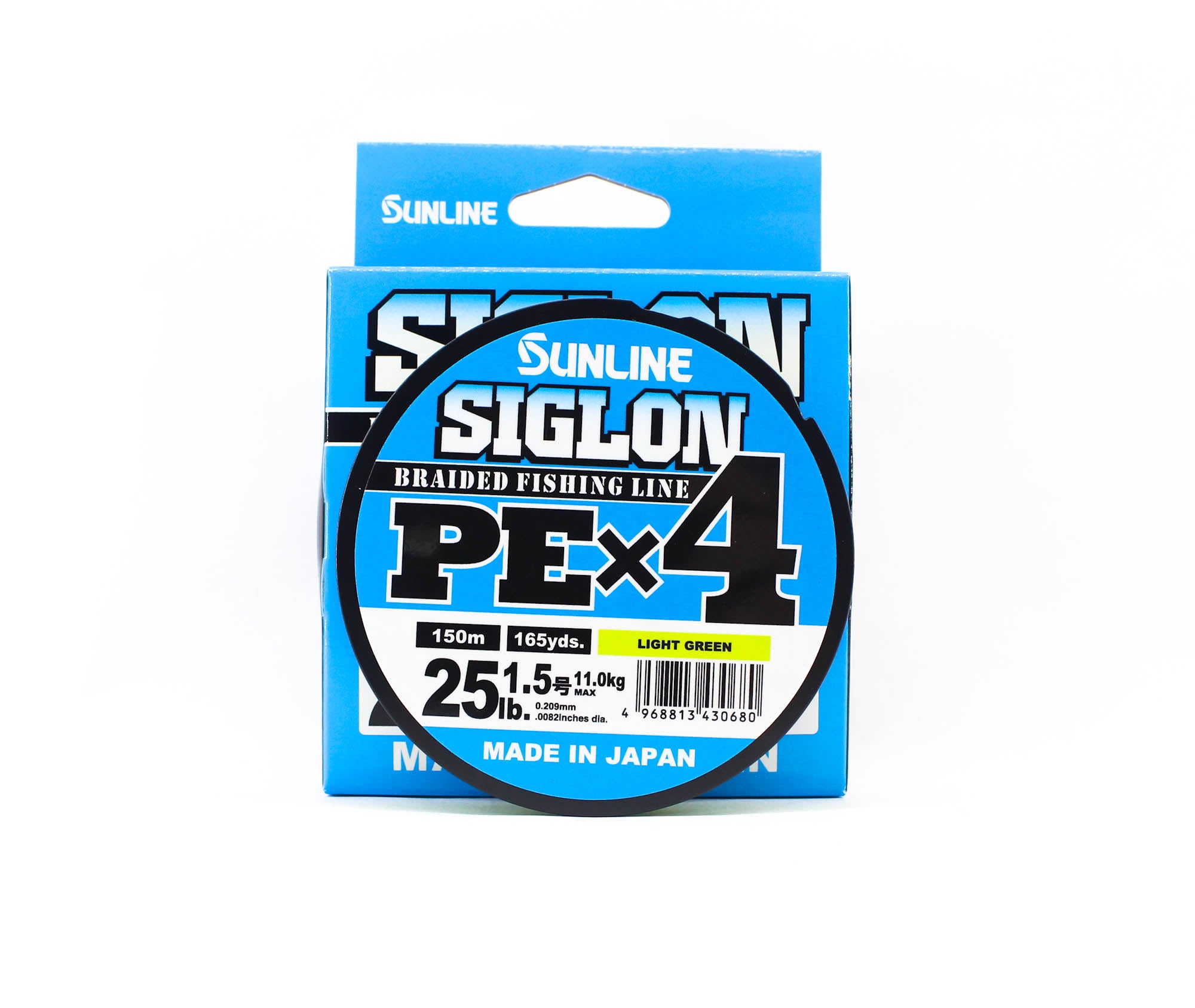 Sunline P.E Line X4 Siglon 150M P.E 1.5 25LB Lime Green (0680)