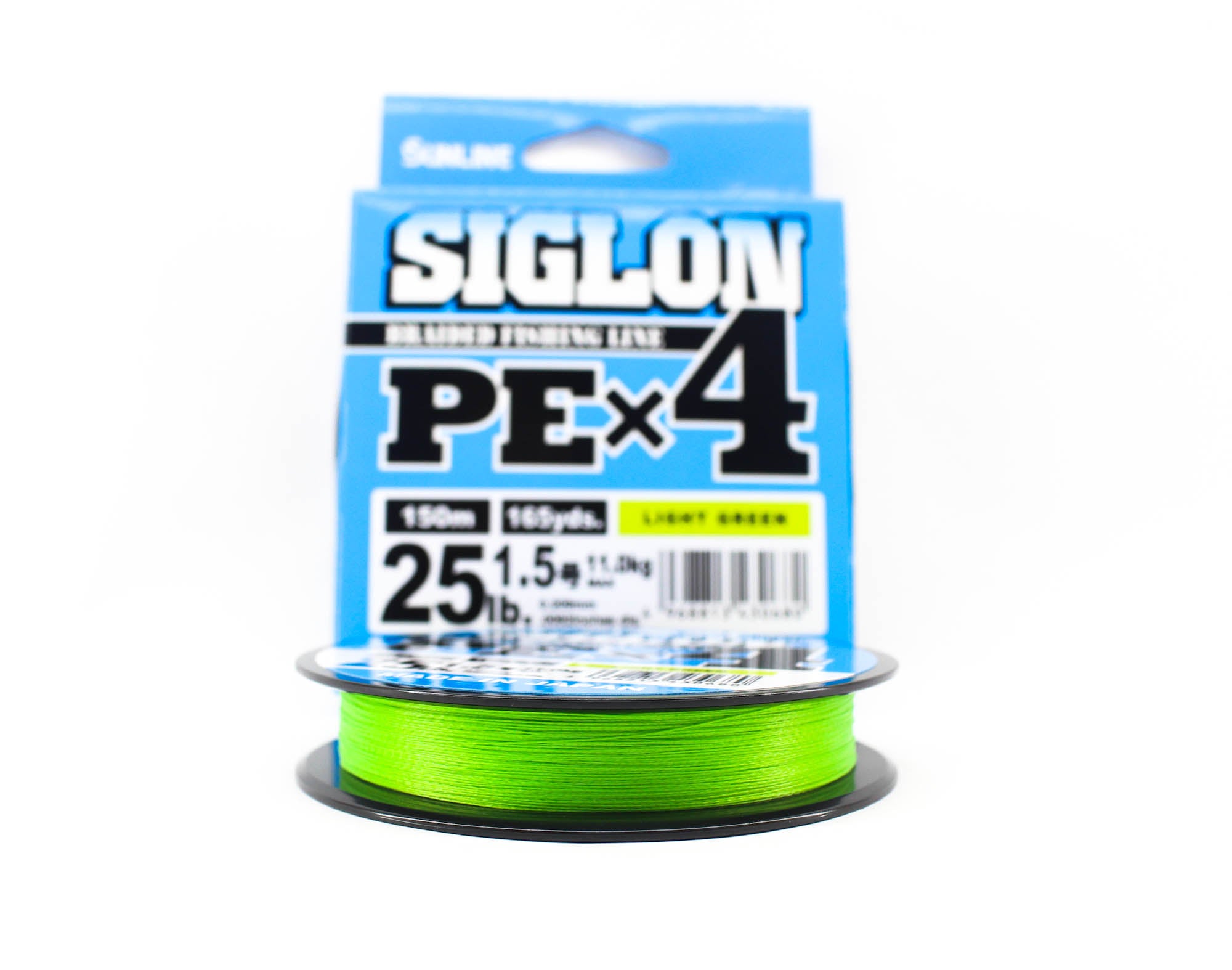 Sunline P.E Line X4 Siglon 150M P.E 1.5 25LB Lime Green (0680)