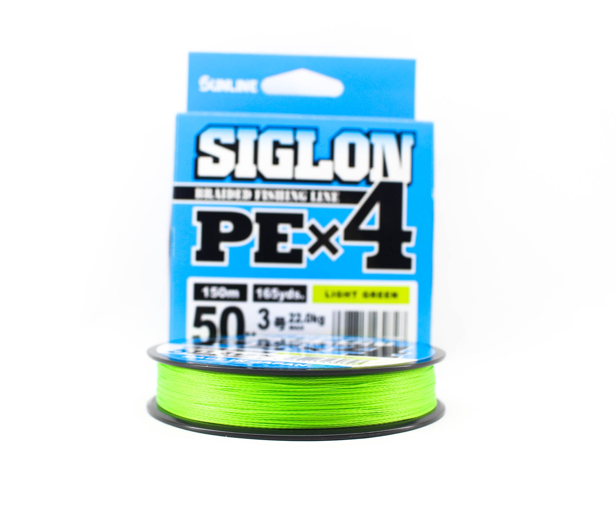 Sunline P.E Line X4 Siglon 150M P.E 3 50LB Lime Green (0727)