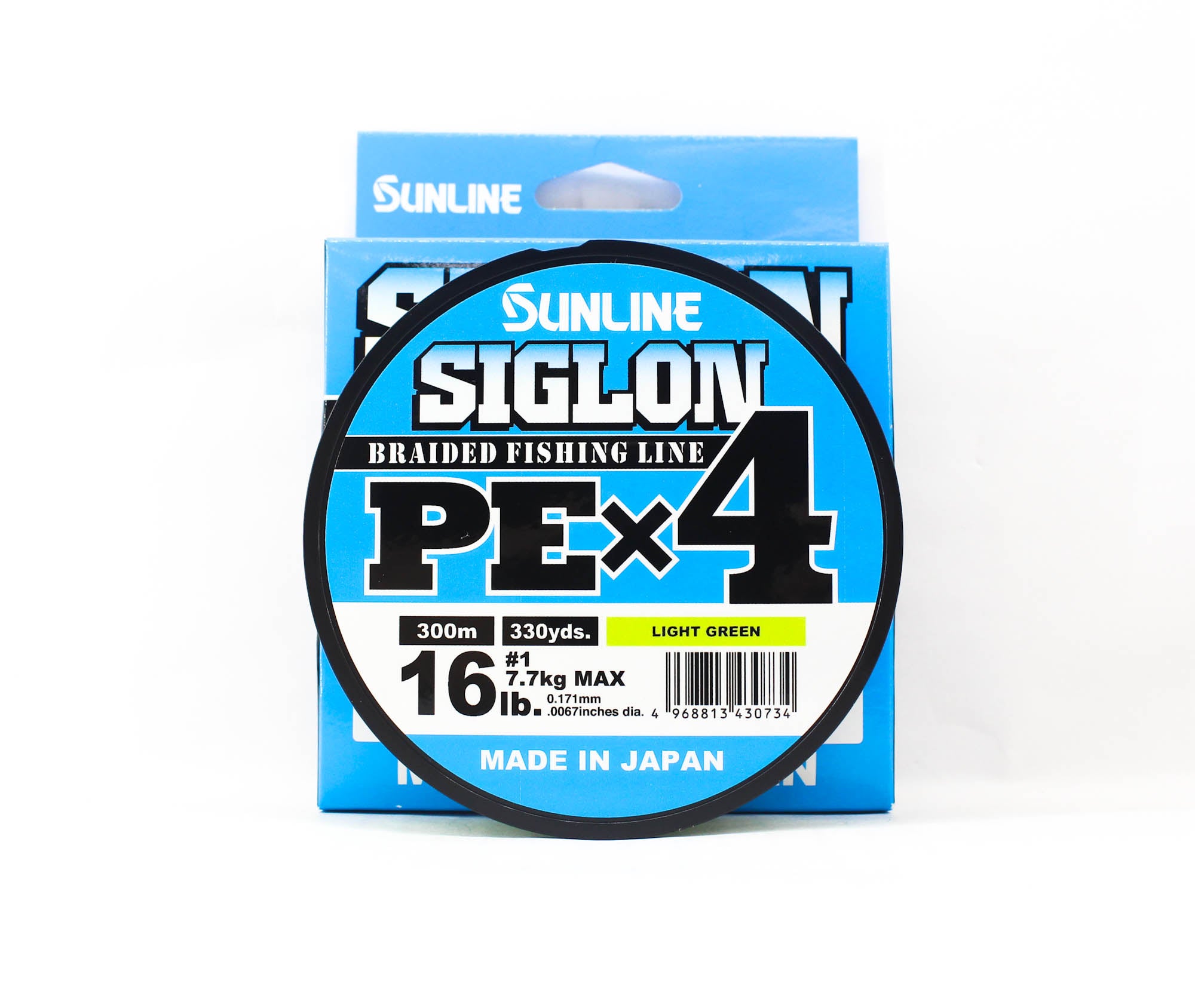 Sunline P.E Line X4 Siglon 300M P.E 1 16LB Lime Green (0734)