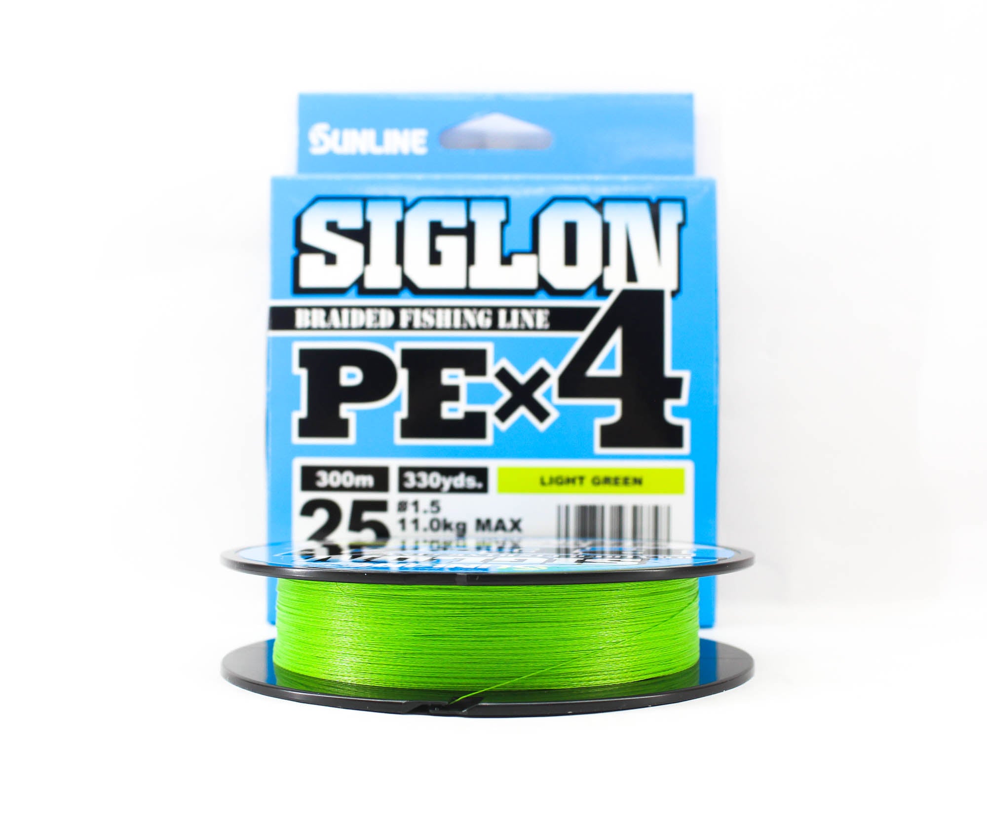 Sunline P.E Line X4 Siglon 300M P.E 1.5 25LB Lime Green (0758)