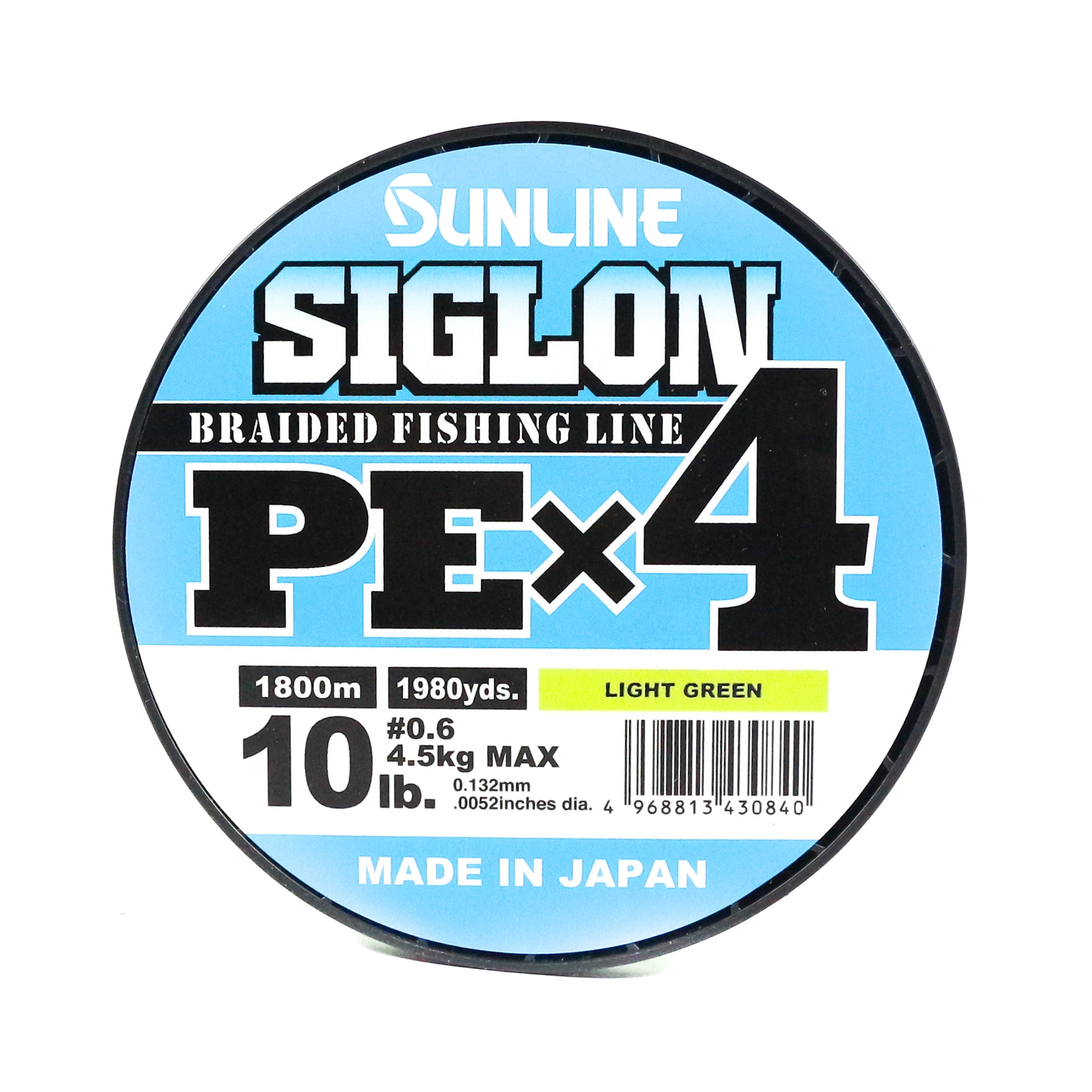 Sunline P.E Line X4 Siglon 1800M P.E 0.6 10LB Lime Green (0840)