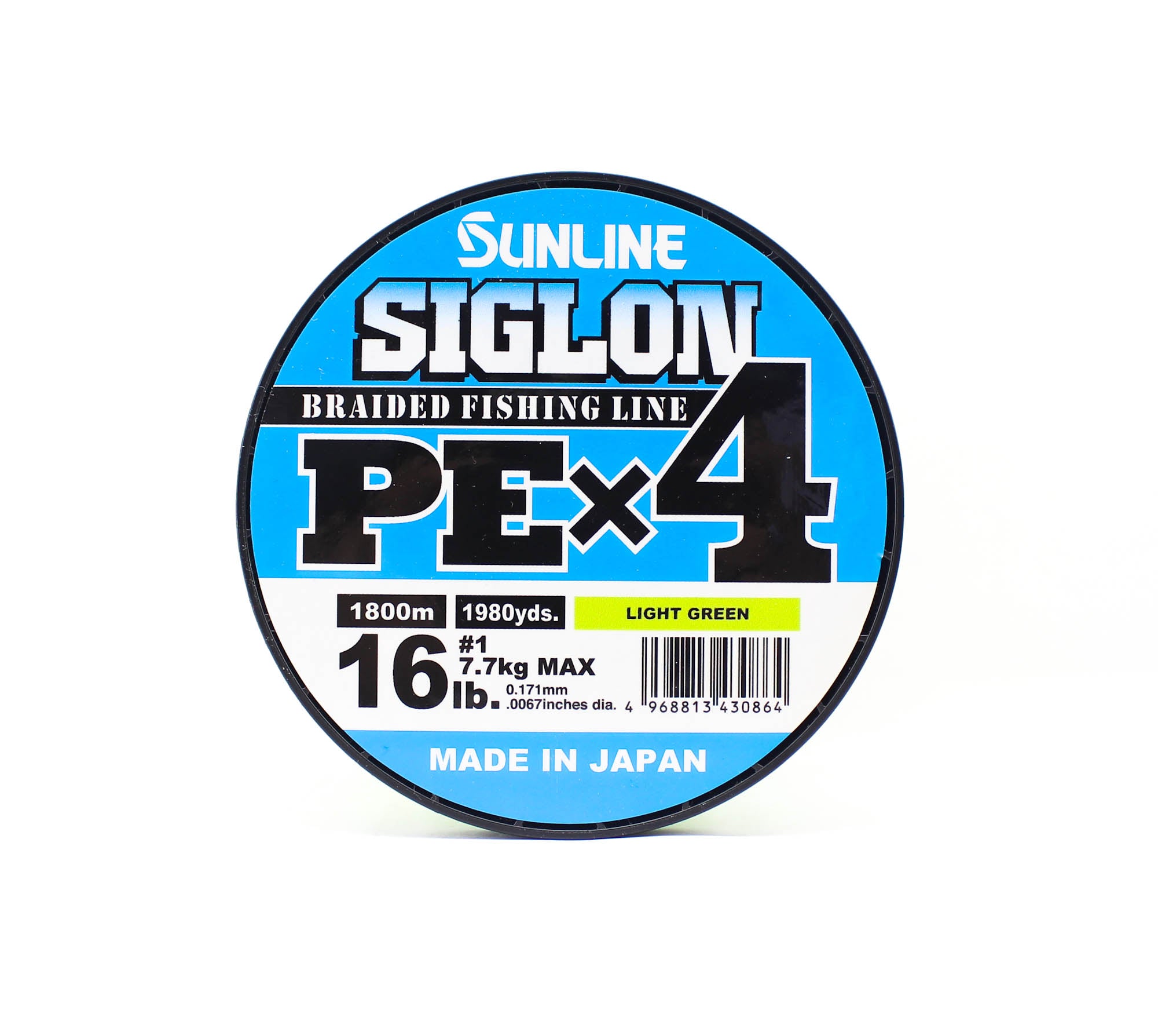 Sunline P.E Line X4 Siglon 1800M P.E 1 16LB Lime Green (0864)
