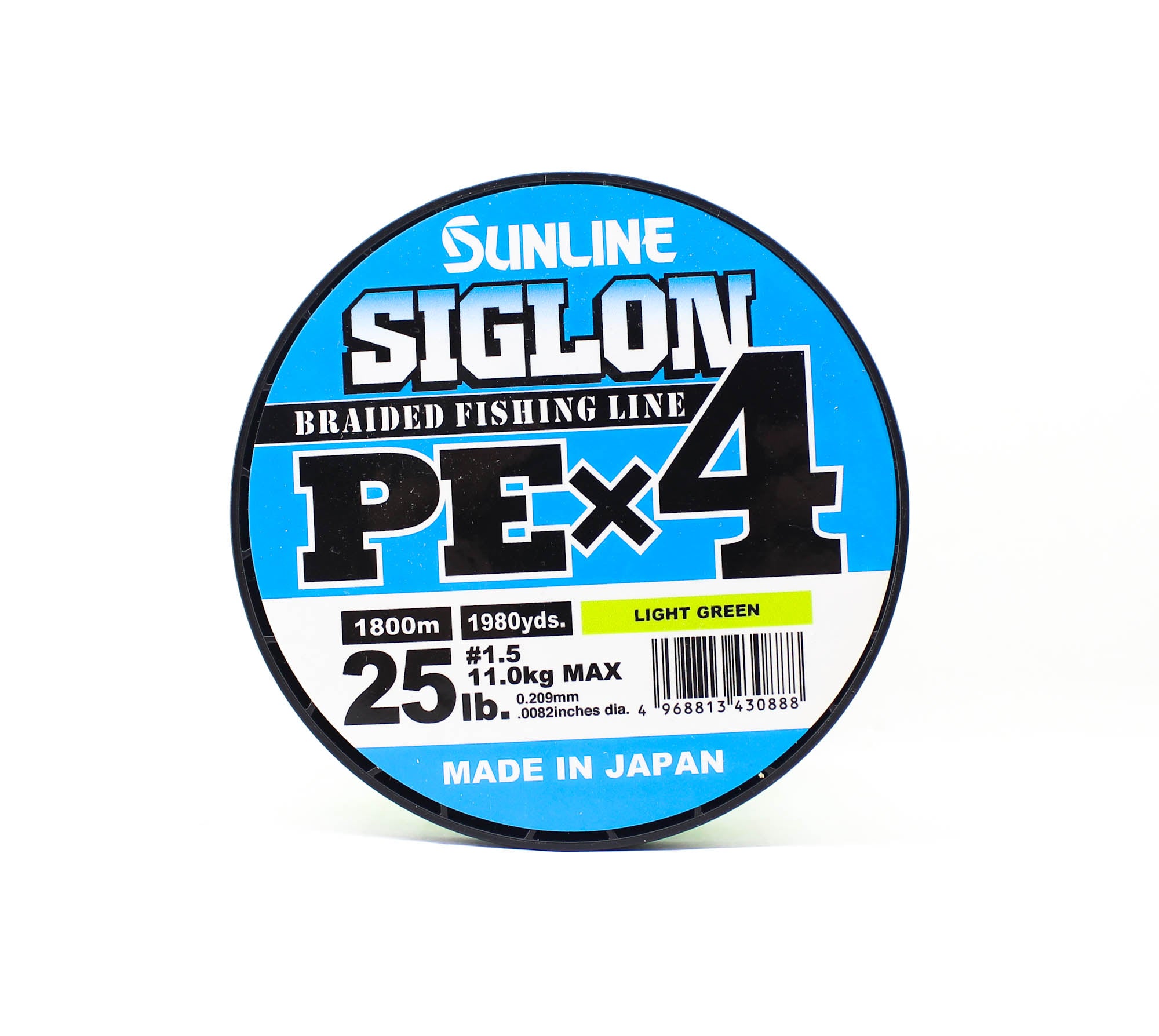 Sunline P.E Line X4 Siglon 1800M P.E 1.5 25LB Lime Green (0888)