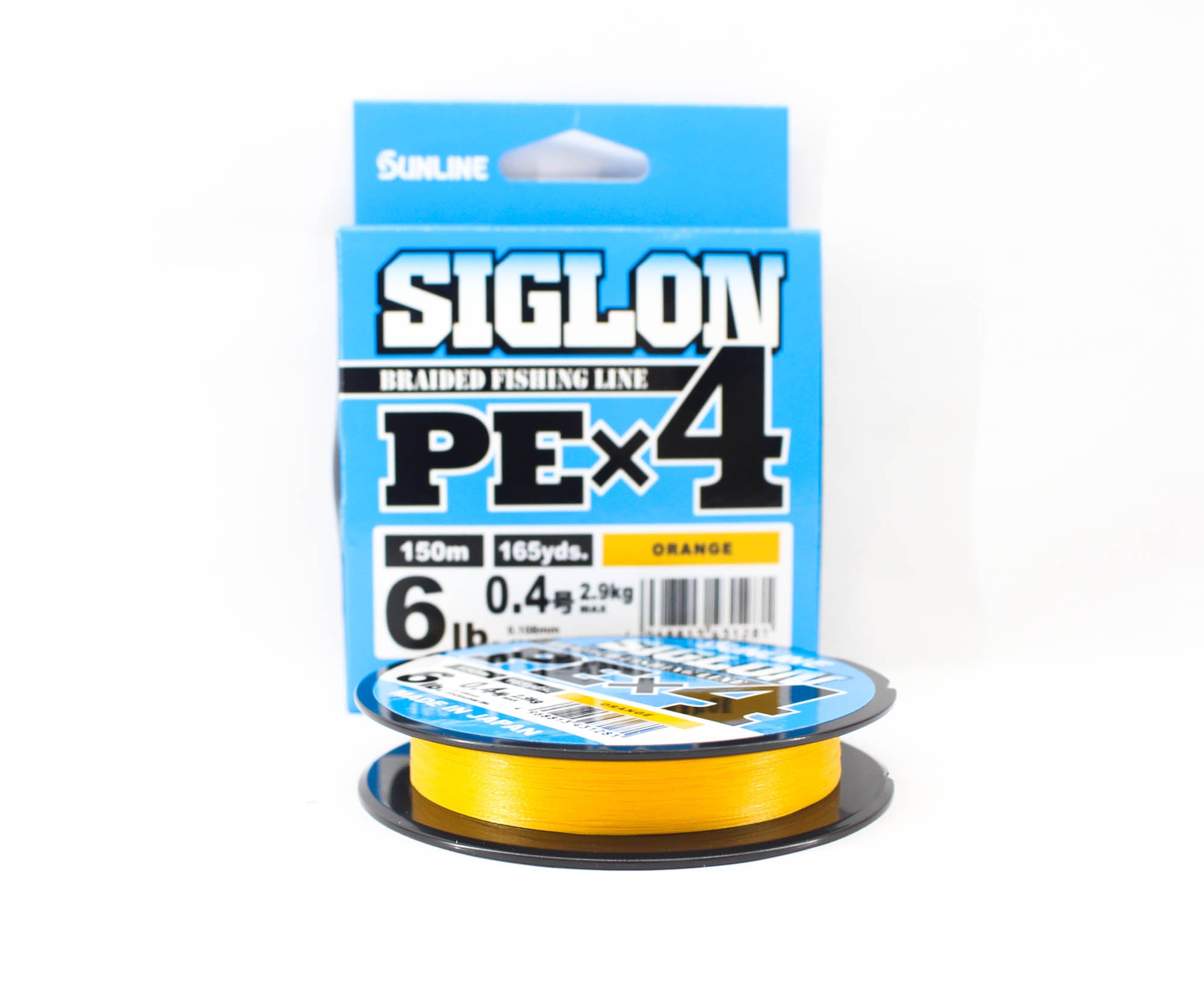 Sunline P.E Line X4 Siglon 150M P.E 0.4 6LB Orange (1281)