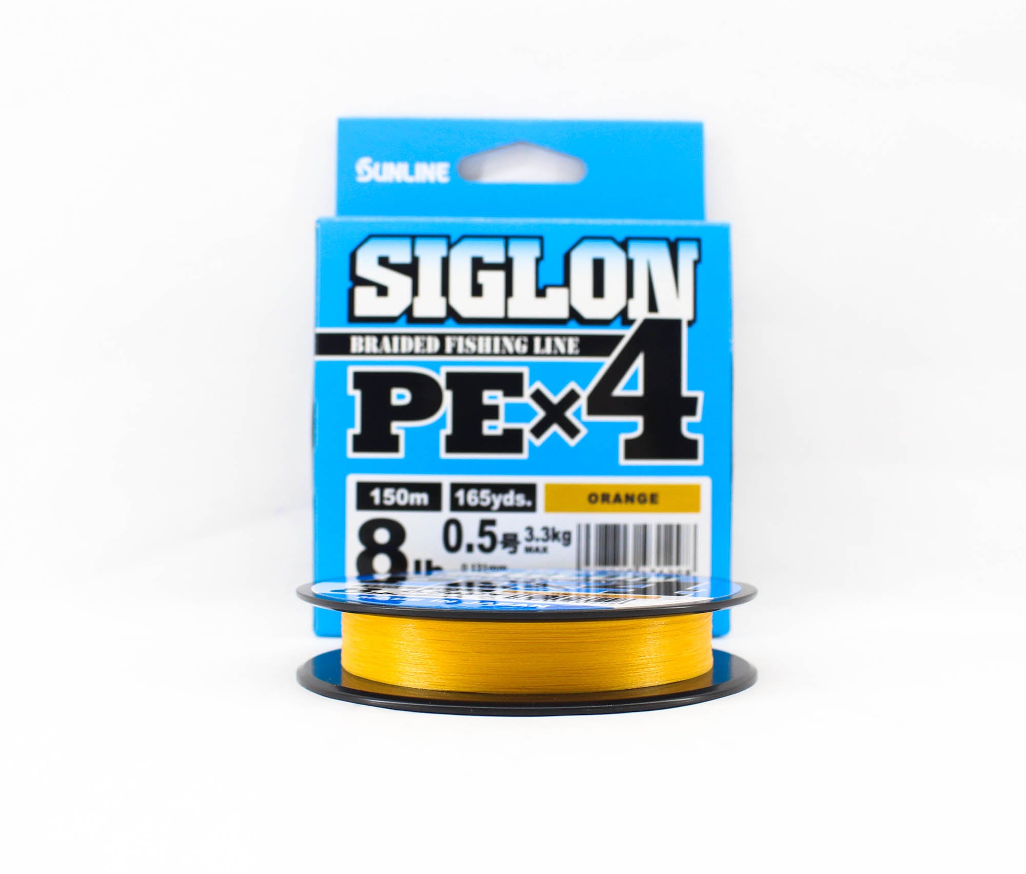 Sunline P.E Line X4 Siglon 150M P.E 0.5 8LB Orange (1298)