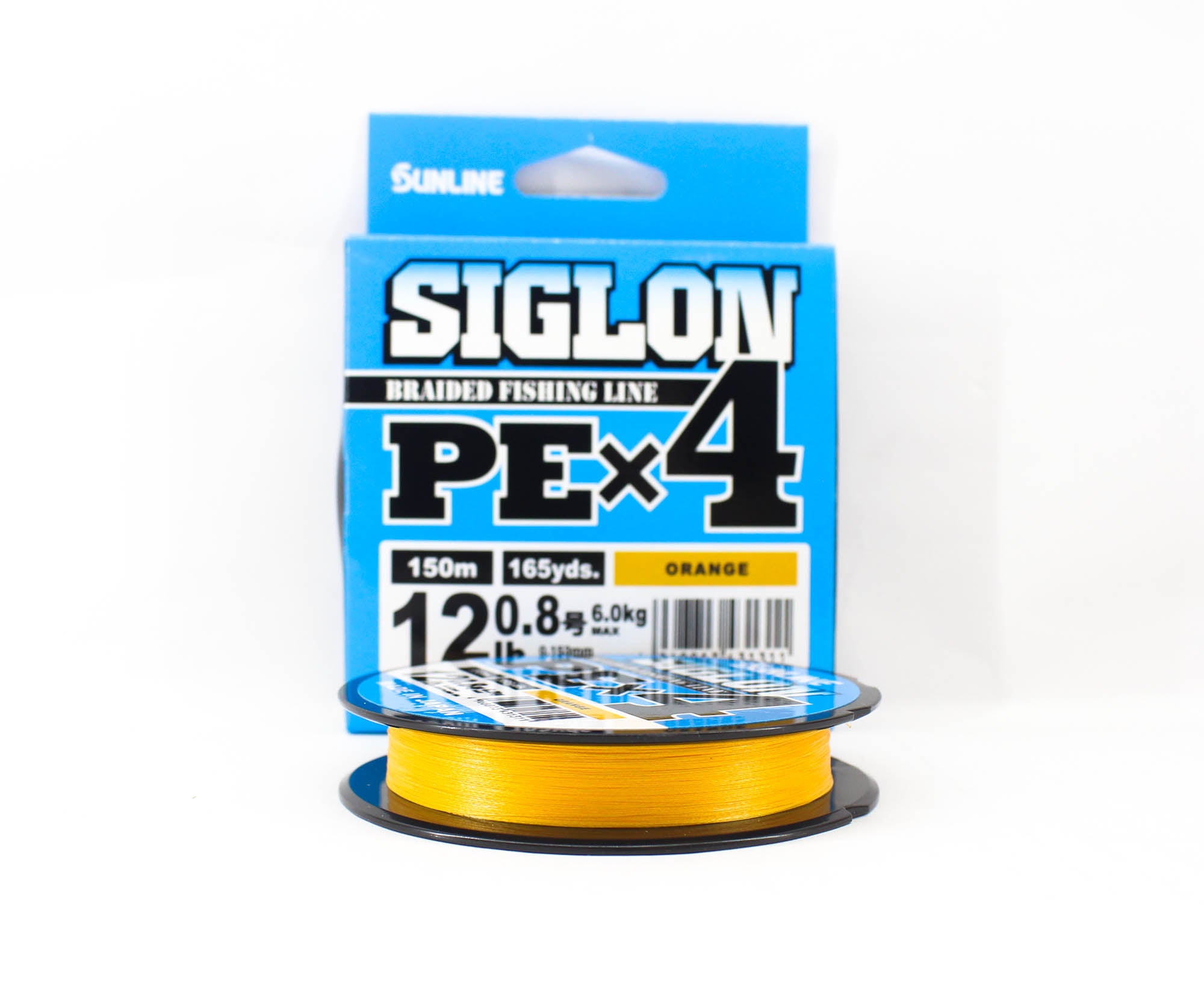Sunline P.E Line X4 Siglon 150M P.E 0.8 12LB Orange (1311)