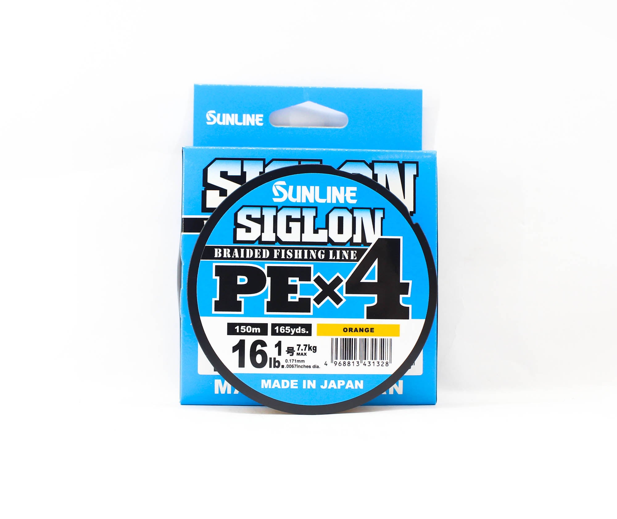 Sunline P.E Line X4 Siglon 150M P.E 1 16LB Orange (1328)