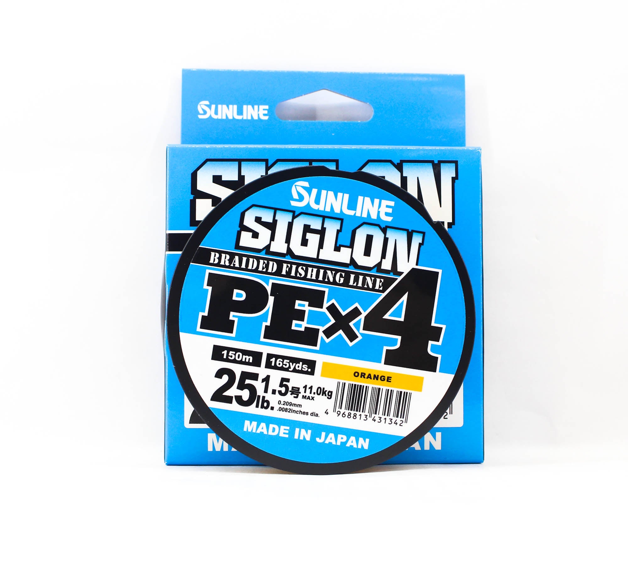 Sunline P.E Line X4 Siglon 150M P.E 1.5 25LB Orange (1342)