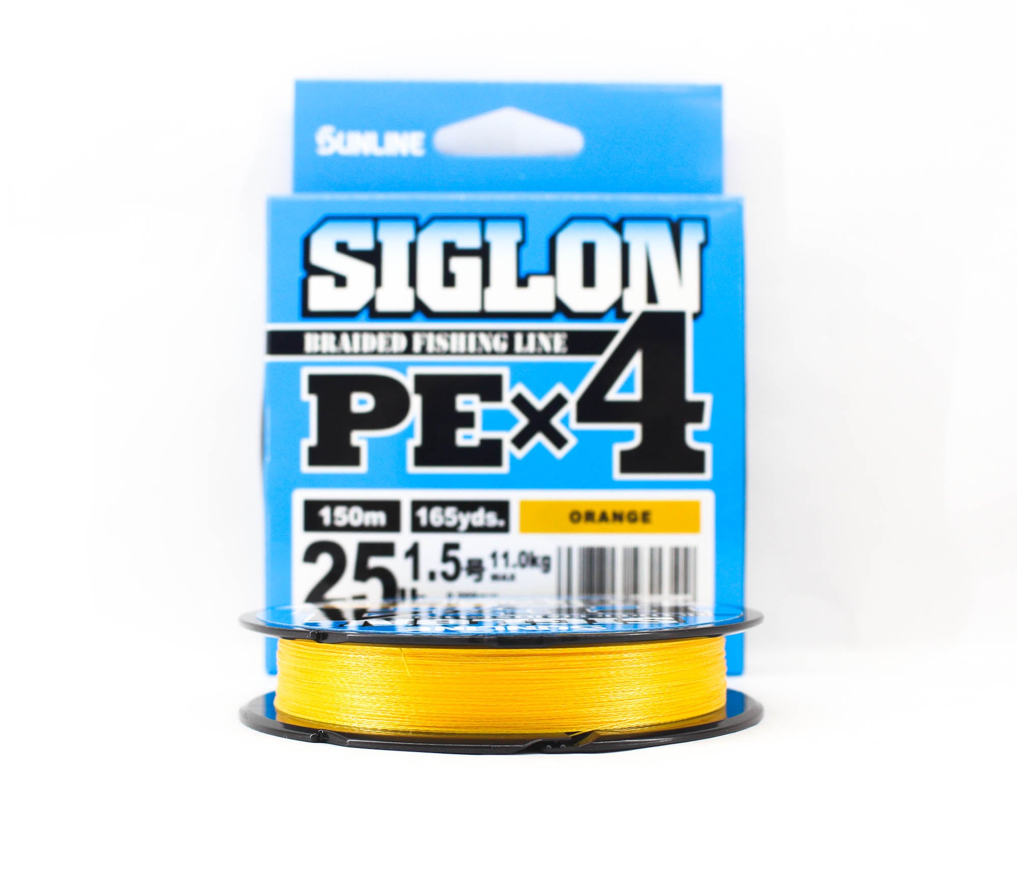 Sunline P.E Line X4 Siglon 150M P.E 1.5 25LB Orange (1342)